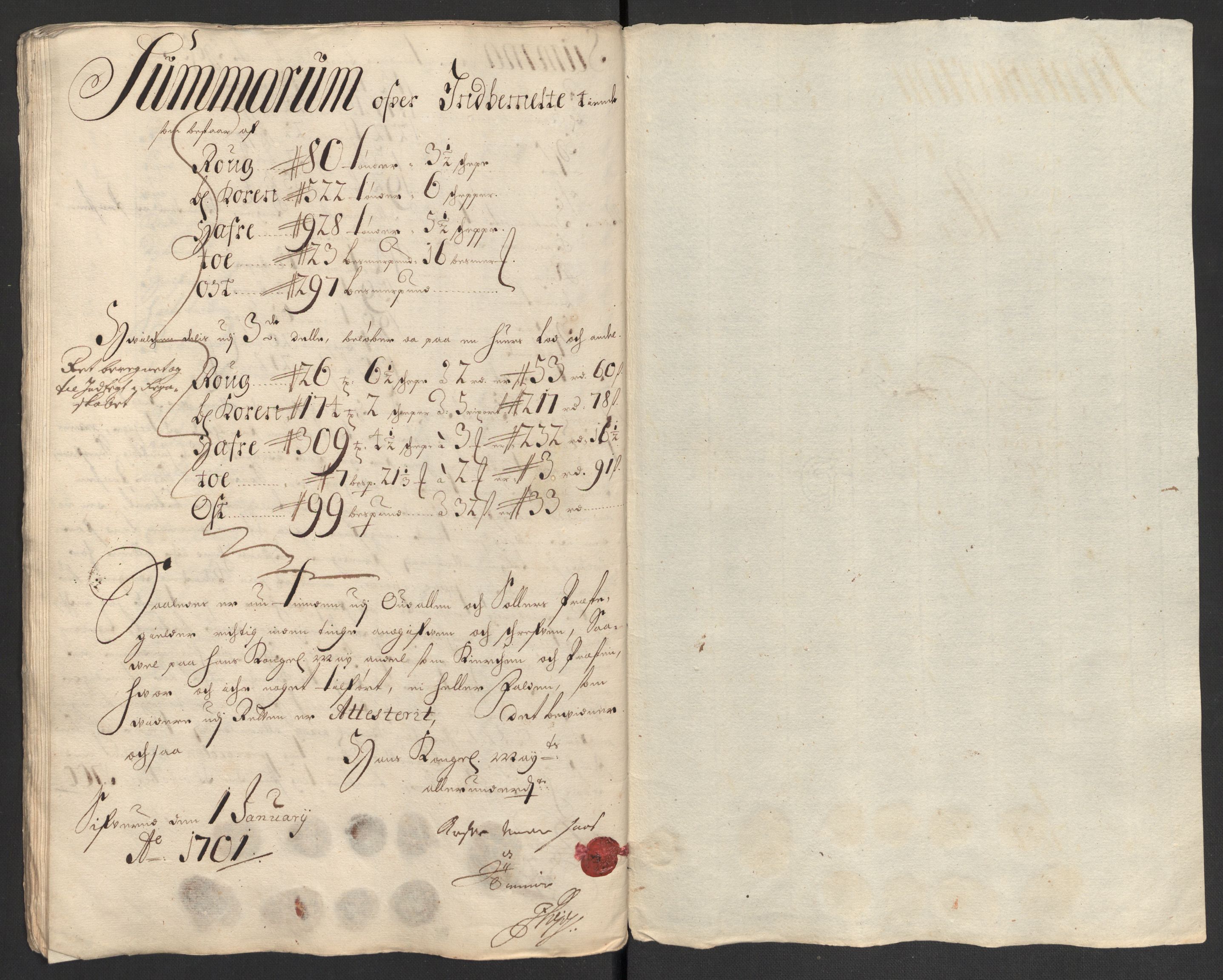 Rentekammeret inntil 1814, Reviderte regnskaper, Fogderegnskap, RA/EA-4092/R13/L0838: Fogderegnskap Solør, Odal og Østerdal, 1700, p. 66