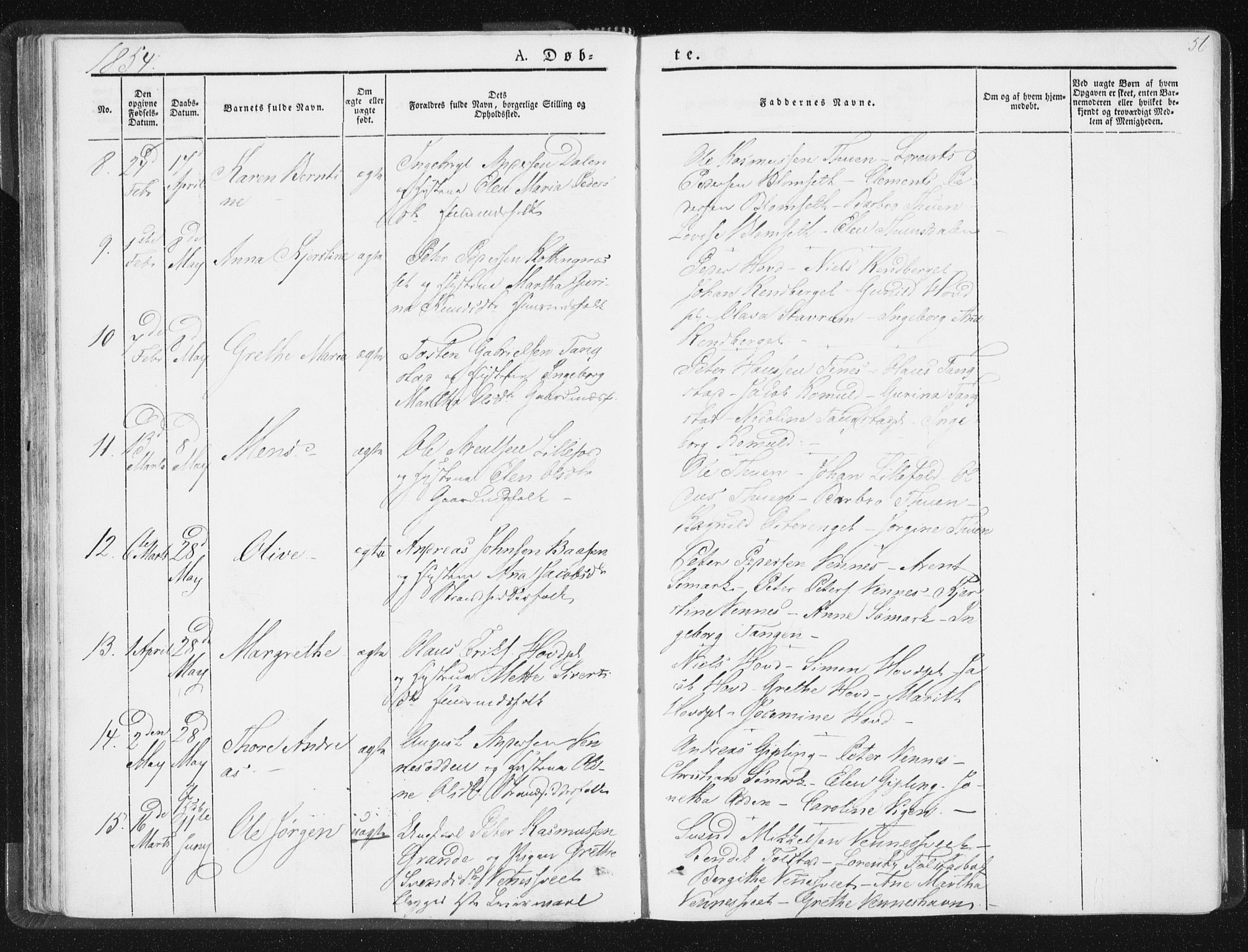 Ministerialprotokoller, klokkerbøker og fødselsregistre - Nord-Trøndelag, SAT/A-1458/744/L0418: Parish register (official) no. 744A02, 1843-1866, p. 56