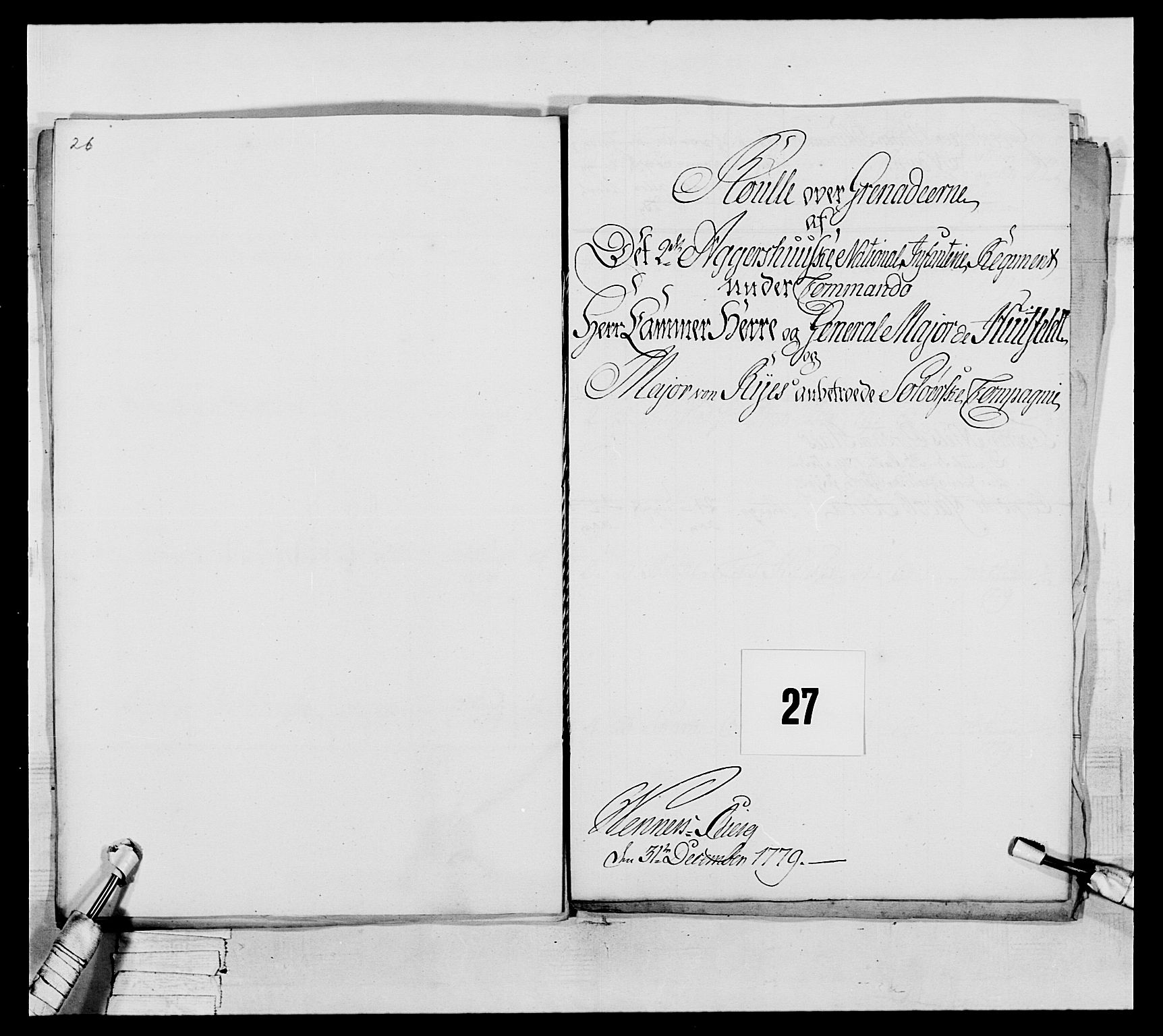 Generalitets- og kommissariatskollegiet, Det kongelige norske kommissariatskollegium, RA/EA-5420/E/Eh/L0044: 2. Akershusiske nasjonale infanteriregiment, 1779-1787, p. 92