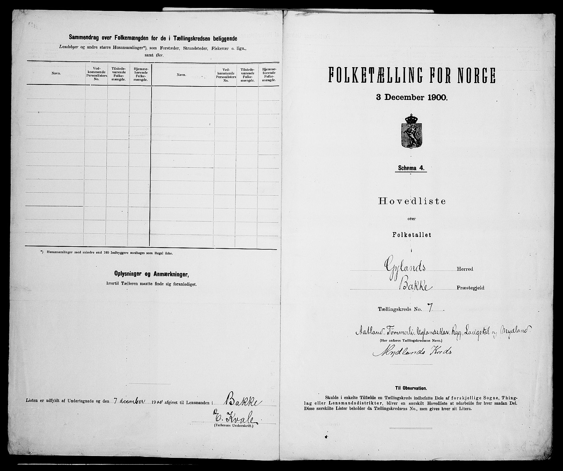 SAK, 1900 census for Gyland, 1900, p. 28