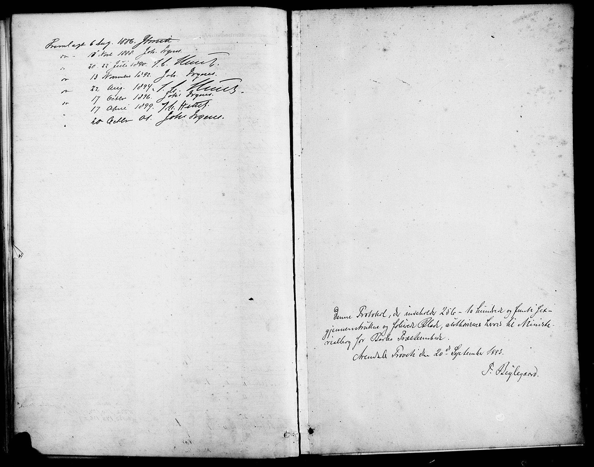 Barbu sokneprestkontor, SAK/1111-0003/F/Fa/L0003: Parish register (official) no. A 3, 1883-1898