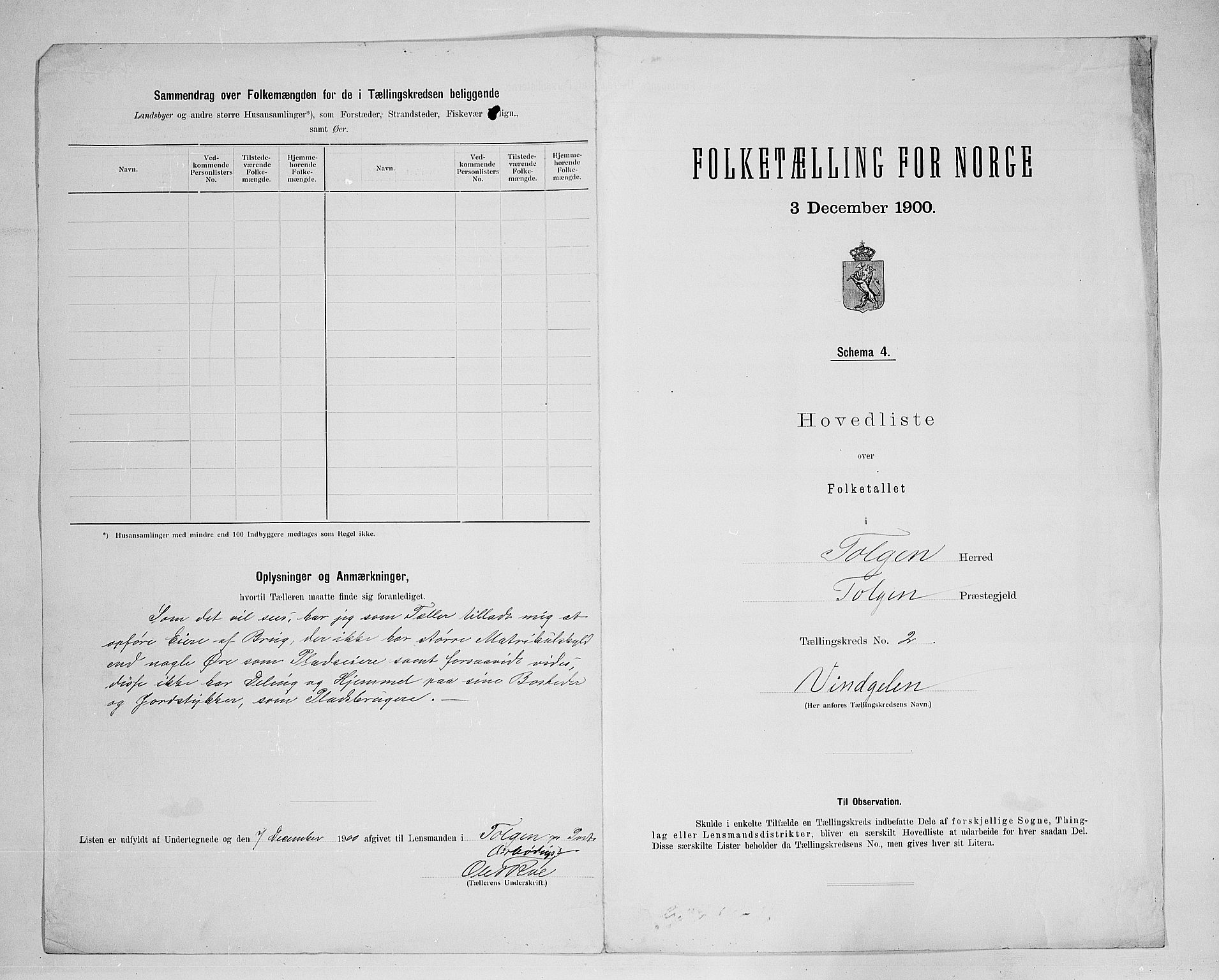 SAH, 1900 census for Tolga, 1900, p. 31