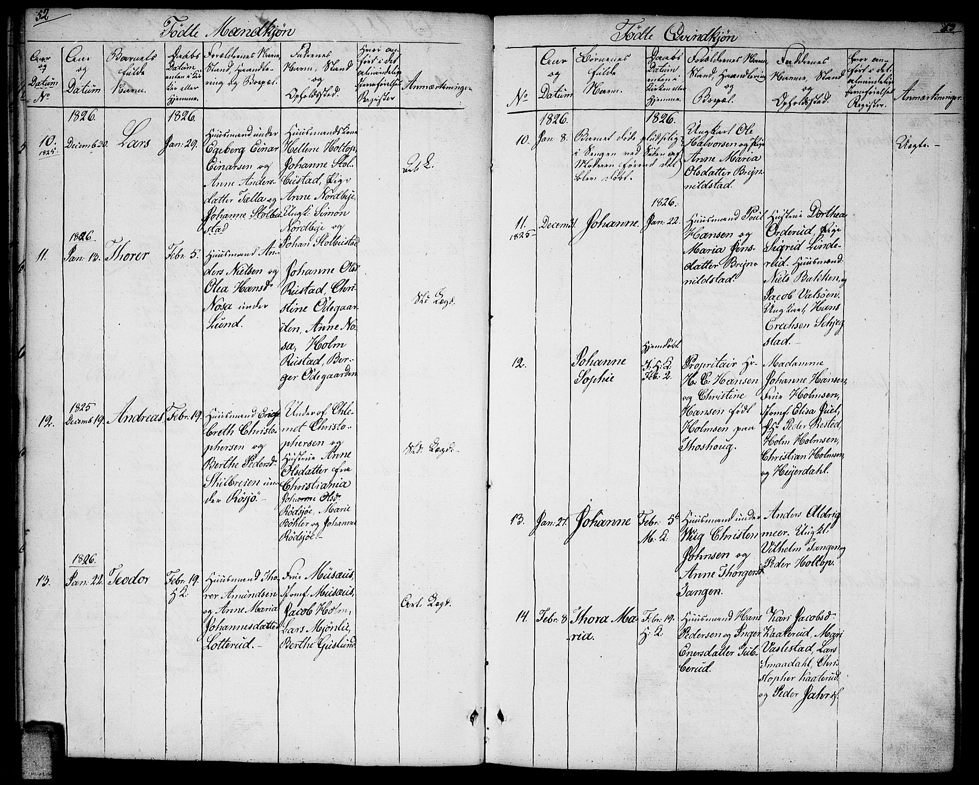 Enebakk prestekontor Kirkebøker, SAO/A-10171c/F/Fa/L0007: Parish register (official) no. I 7, 1823-1832, p. 52-53