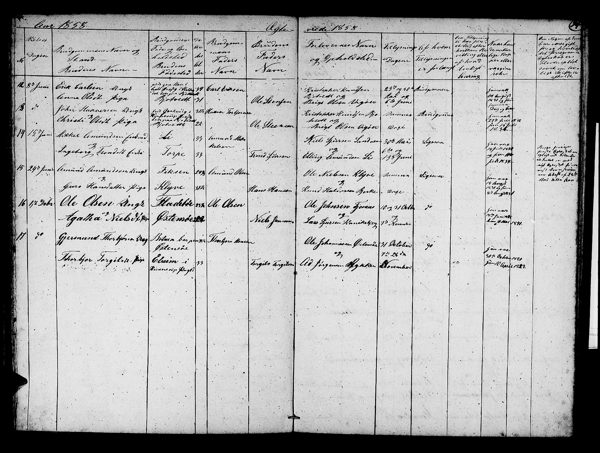 Kvam sokneprestembete, AV/SAB-A-76201/H/Hab: Parish register (copy) no. C 1, 1852-1862, p. 94