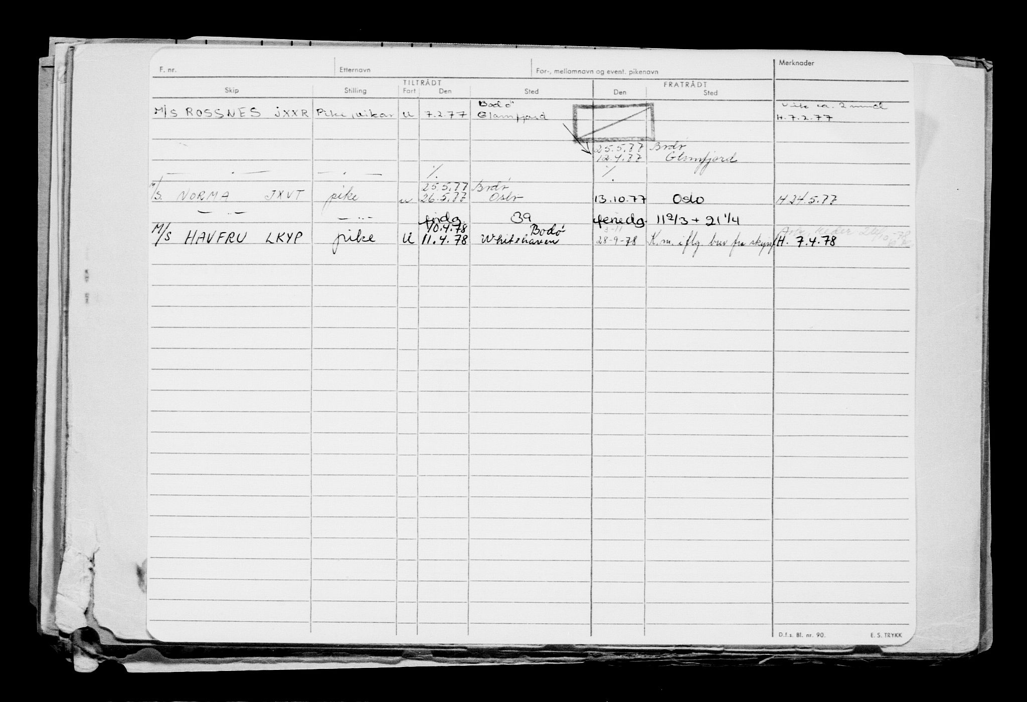 Direktoratet for sjømenn, AV/RA-S-3545/G/Gb/L0207: Hovedkort, 1922, p. 32