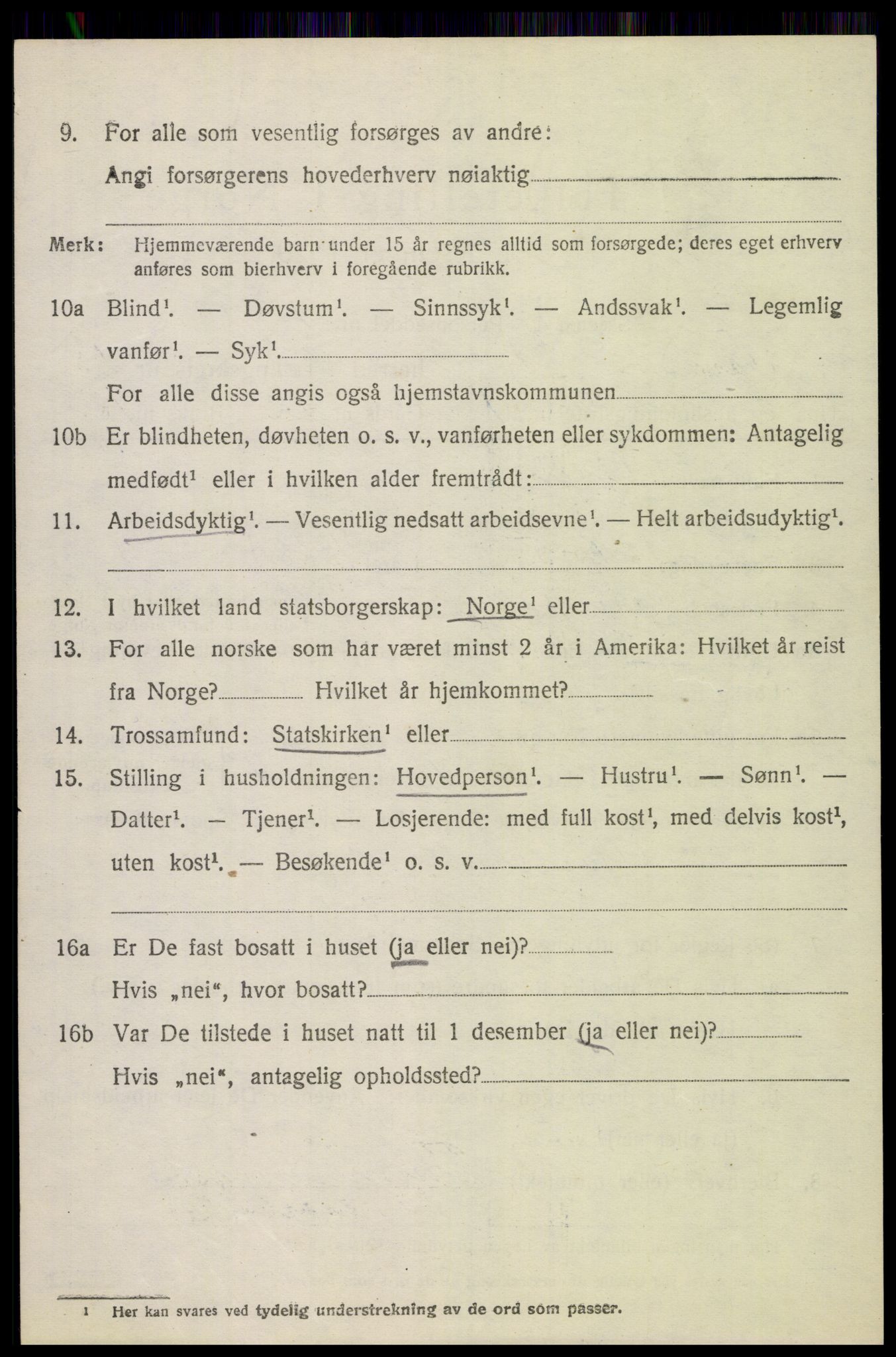 SAH, 1920 census for Vardal, 1920, p. 13798