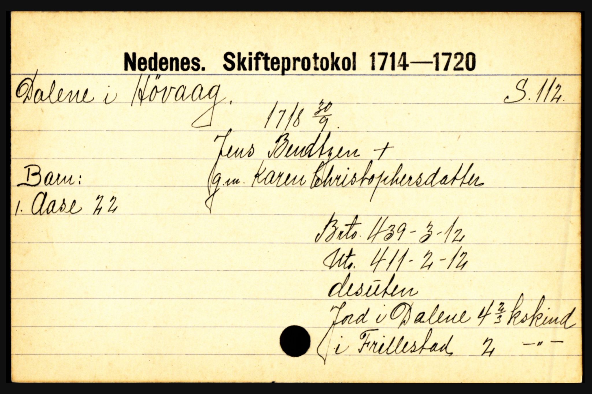 Nedenes sorenskriveri før 1824, AV/SAK-1221-0007/H, p. 5205