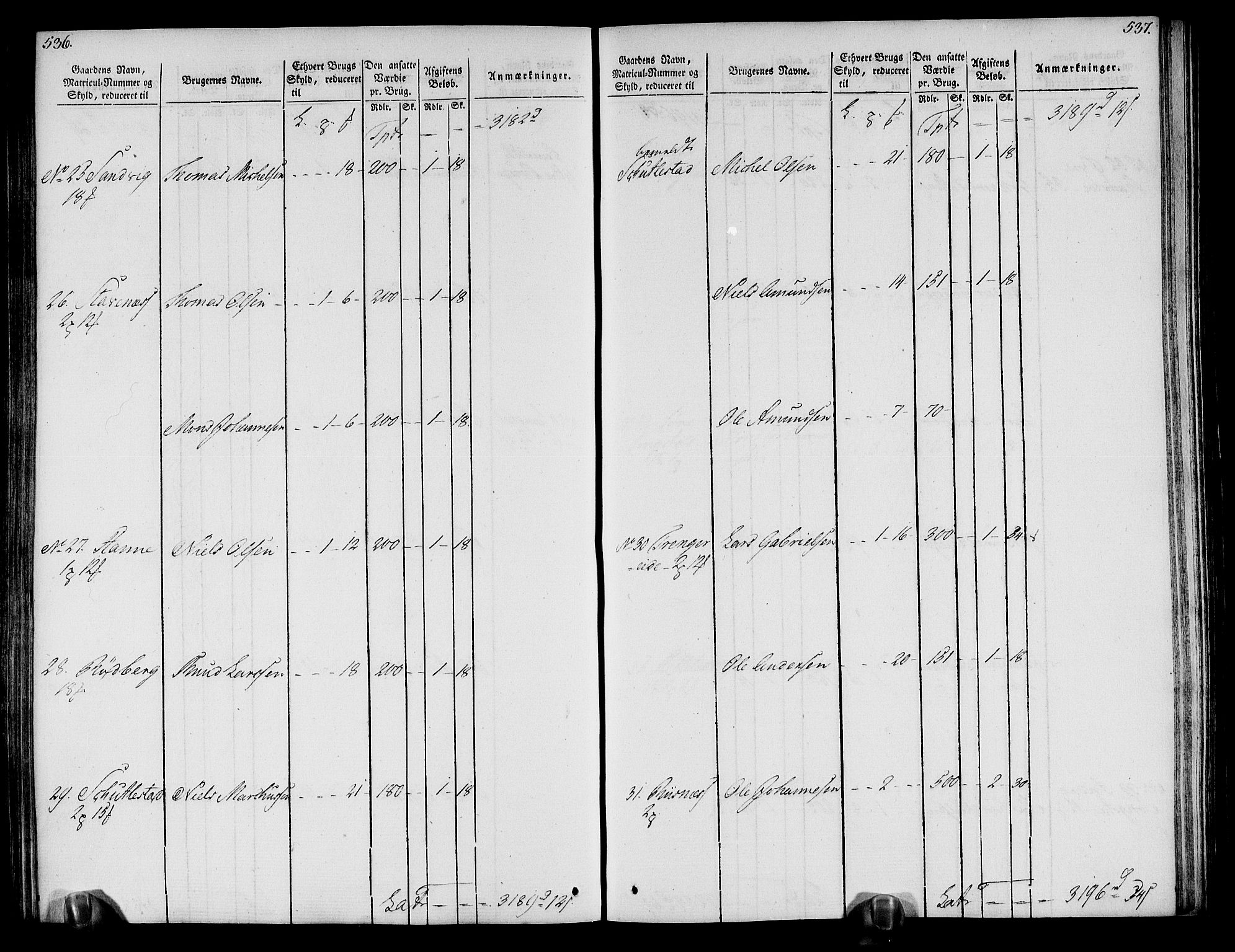 Rentekammeret inntil 1814, Realistisk ordnet avdeling, AV/RA-EA-4070/N/Ne/Nea/L0113: Nordhordland og Voss fogderi. Oppebørselsregister, 1803-1804, p. 276