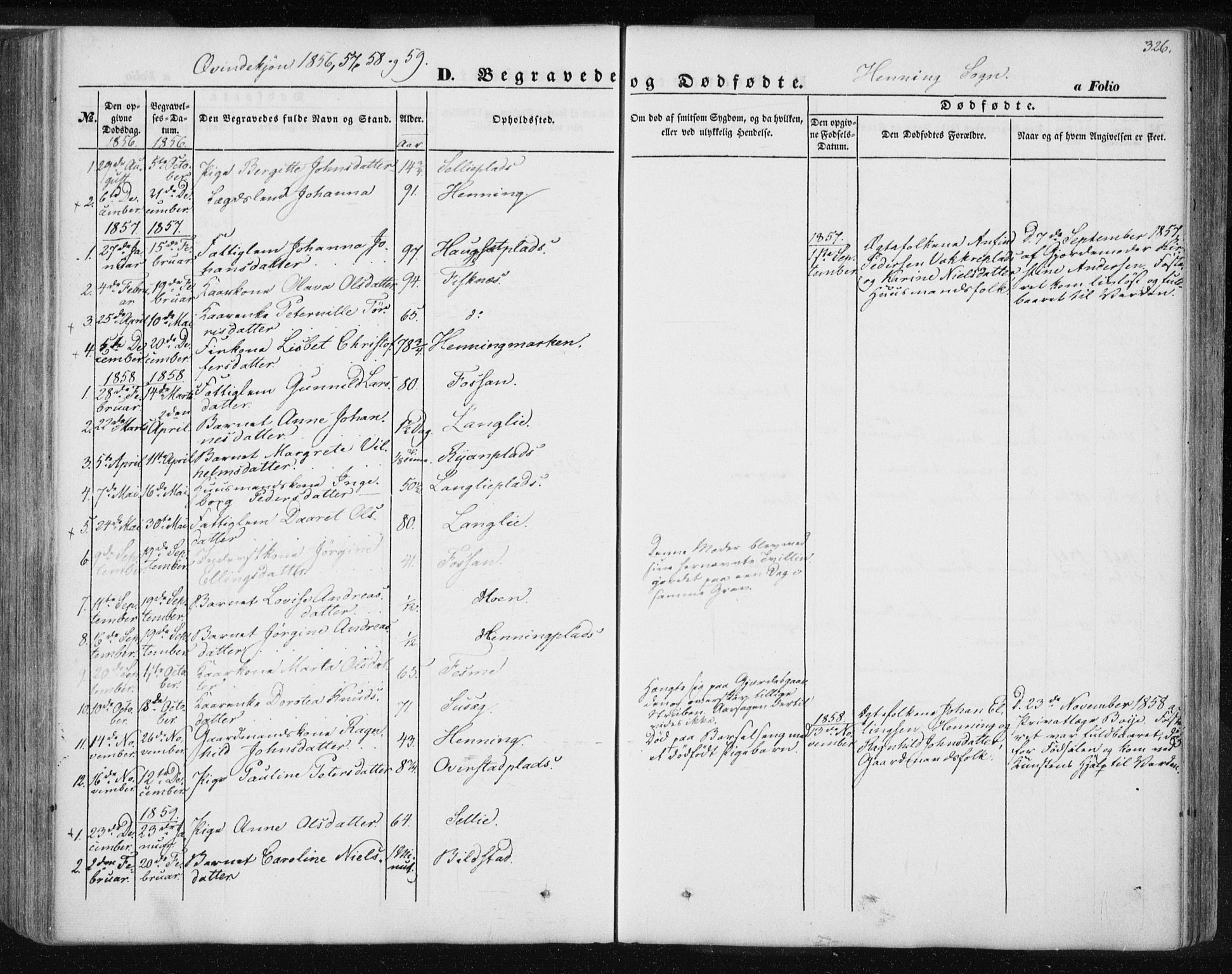 Ministerialprotokoller, klokkerbøker og fødselsregistre - Nord-Trøndelag, SAT/A-1458/735/L0342: Parish register (official) no. 735A07 /3, 1849-1862, p. 326