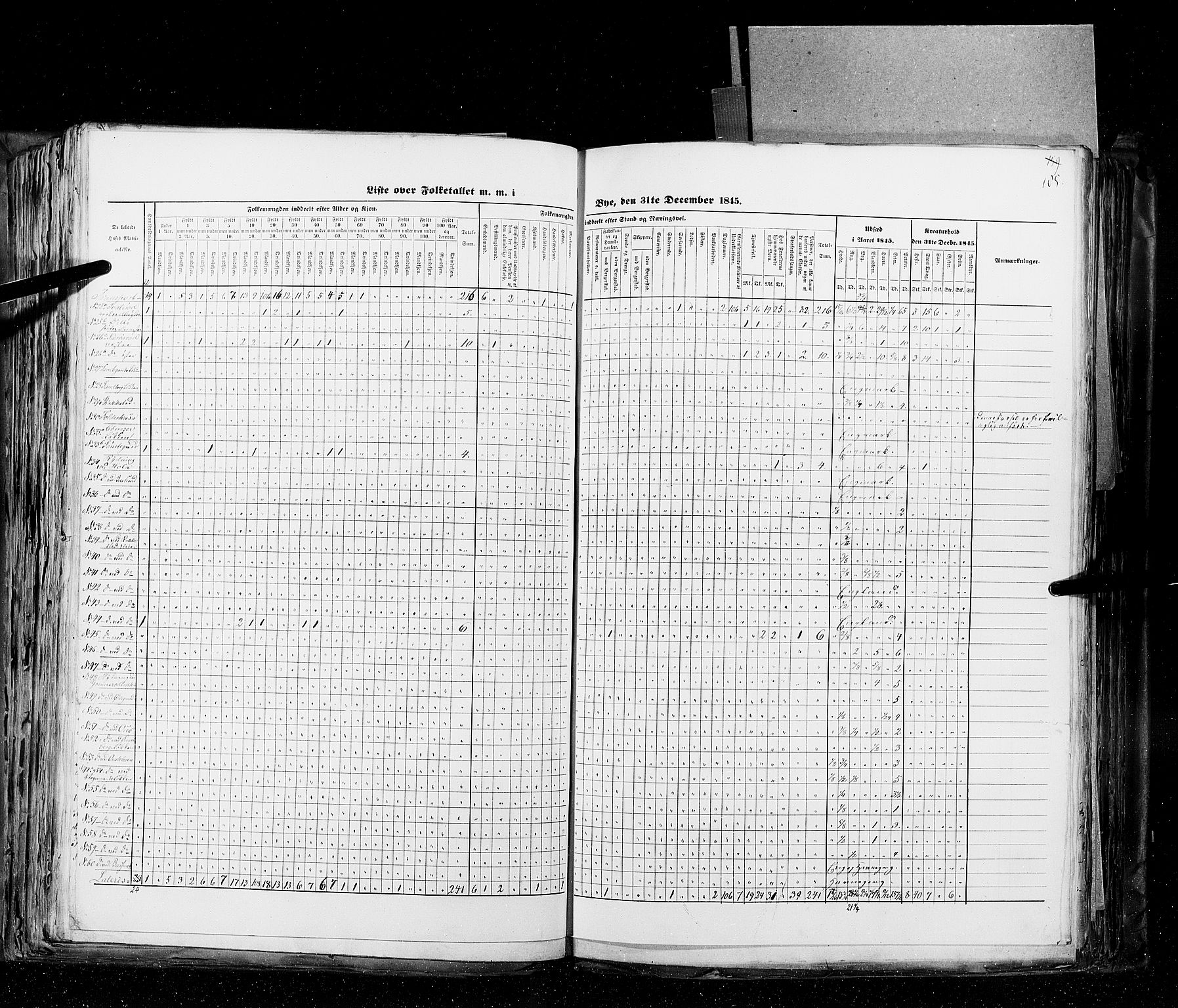 RA, Census 1845, vol. 10: Cities, 1845, p. 185