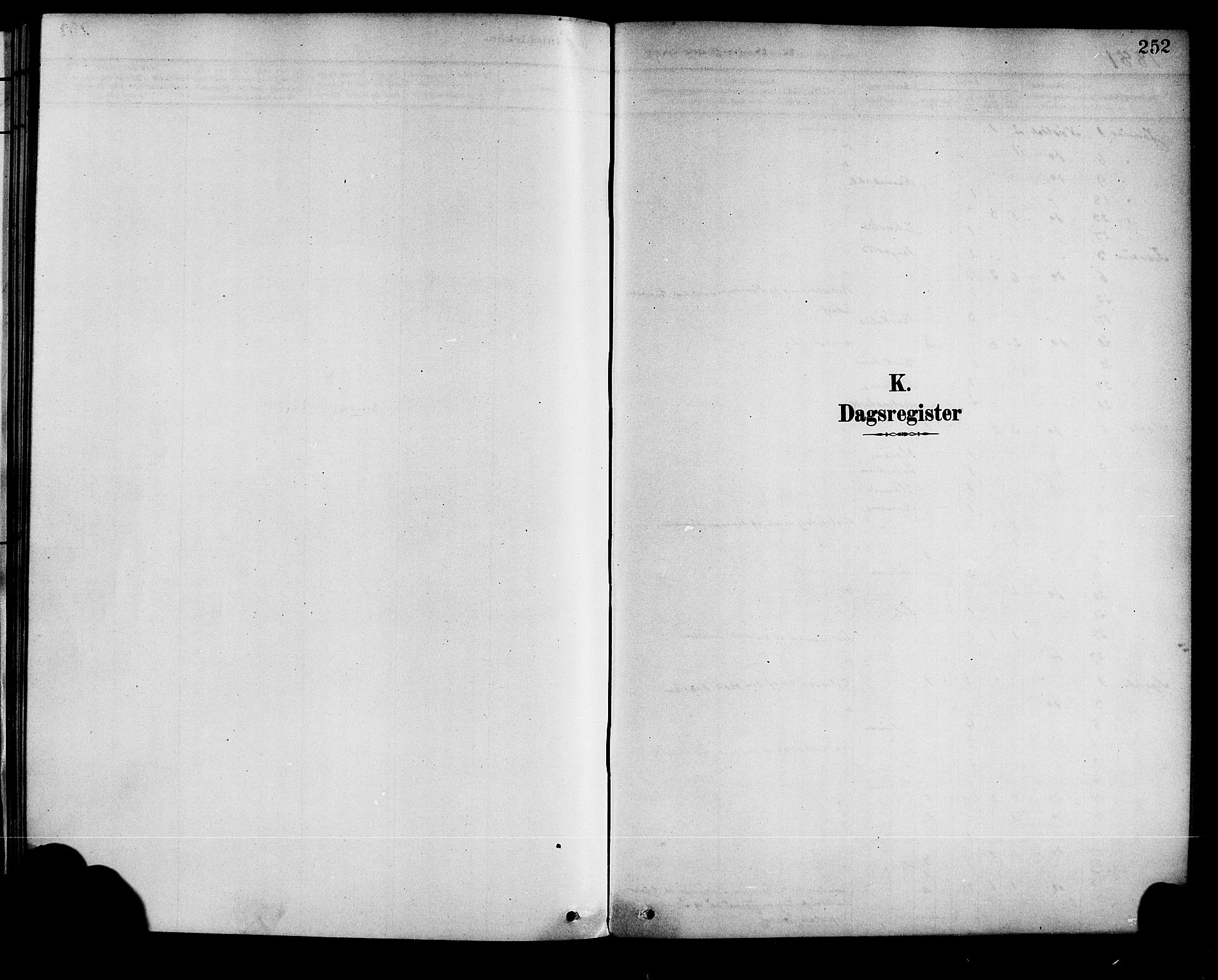 Førde sokneprestembete, SAB/A-79901/H/Haa/Haad/L0001: Parish register (official) no. D 1, 1881-1898, p. 252