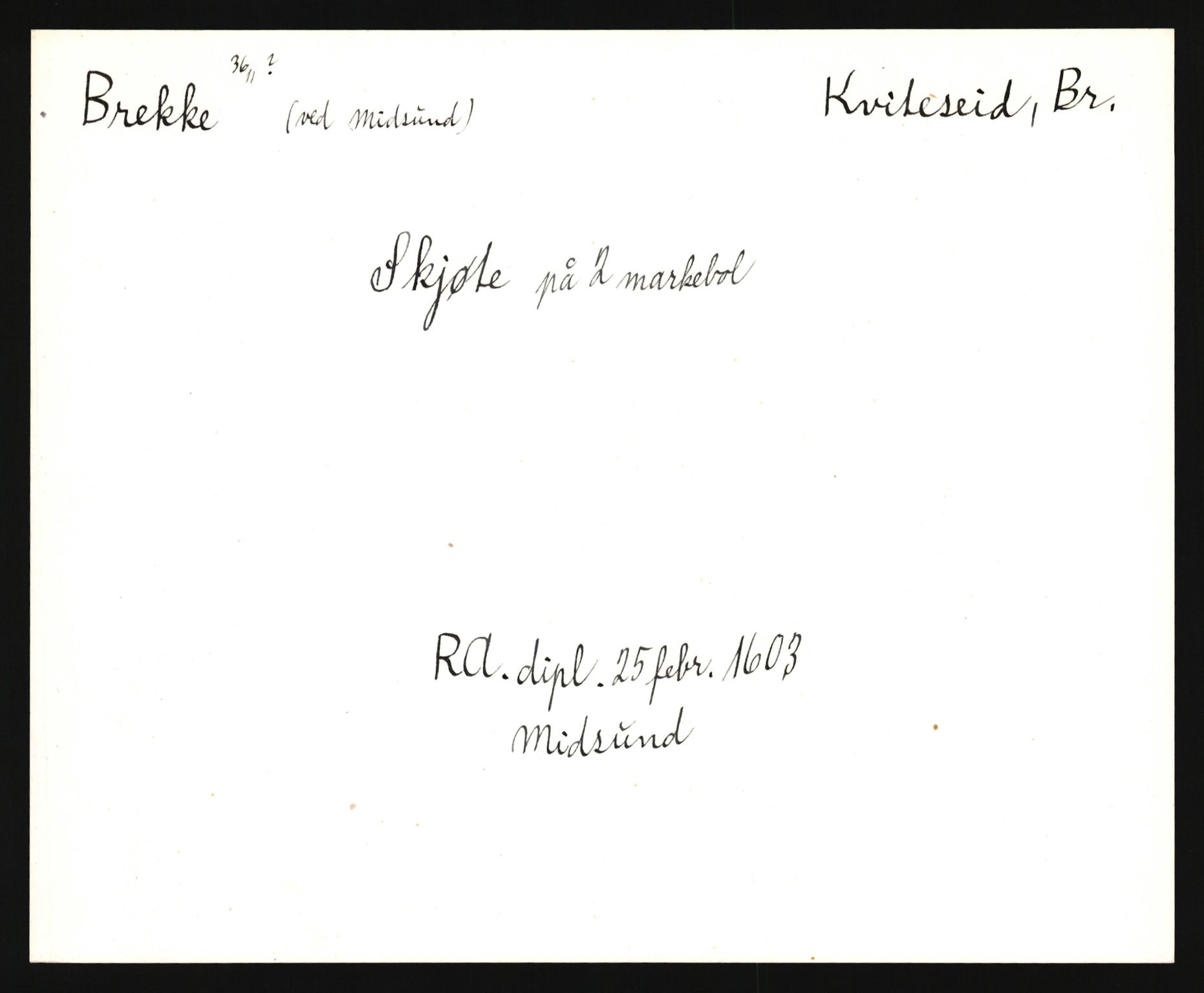 Riksarkivets diplomsamling, AV/RA-EA-5965/F35/F35e/L0021: Registreringssedler Telemark 2, 1400-1700, p. 683