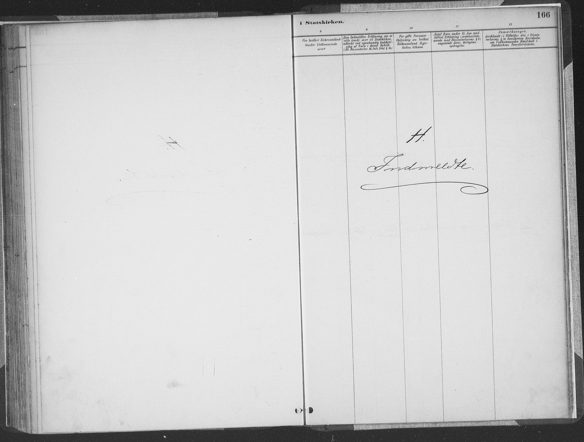 Vestre Moland sokneprestkontor, AV/SAK-1111-0046/F/Fa/Faa/L0001: Parish register (official) no. A 1, 1884-1899, p. 166