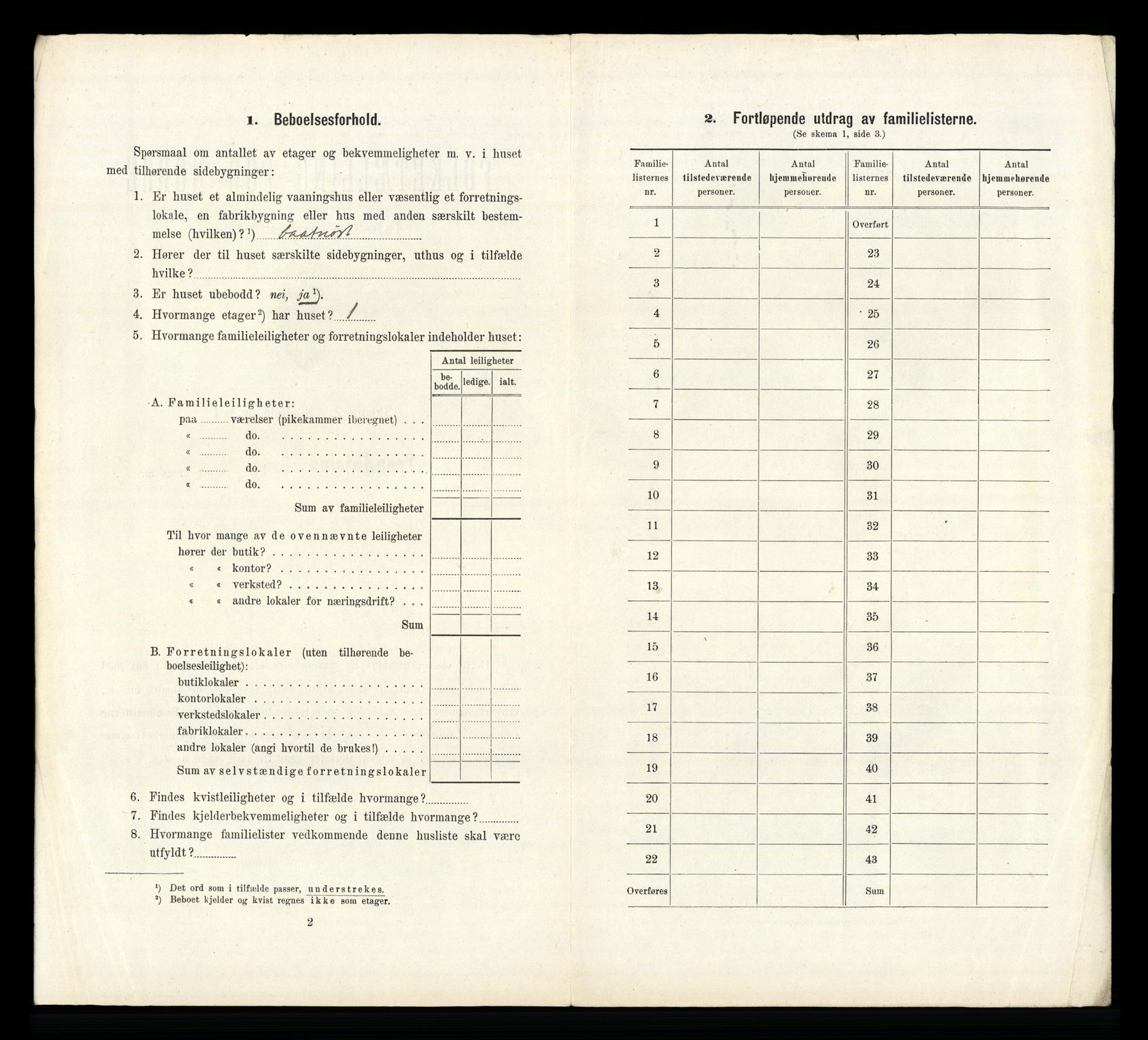 RA, 1910 census for Trondheim, 1910, p. 3676