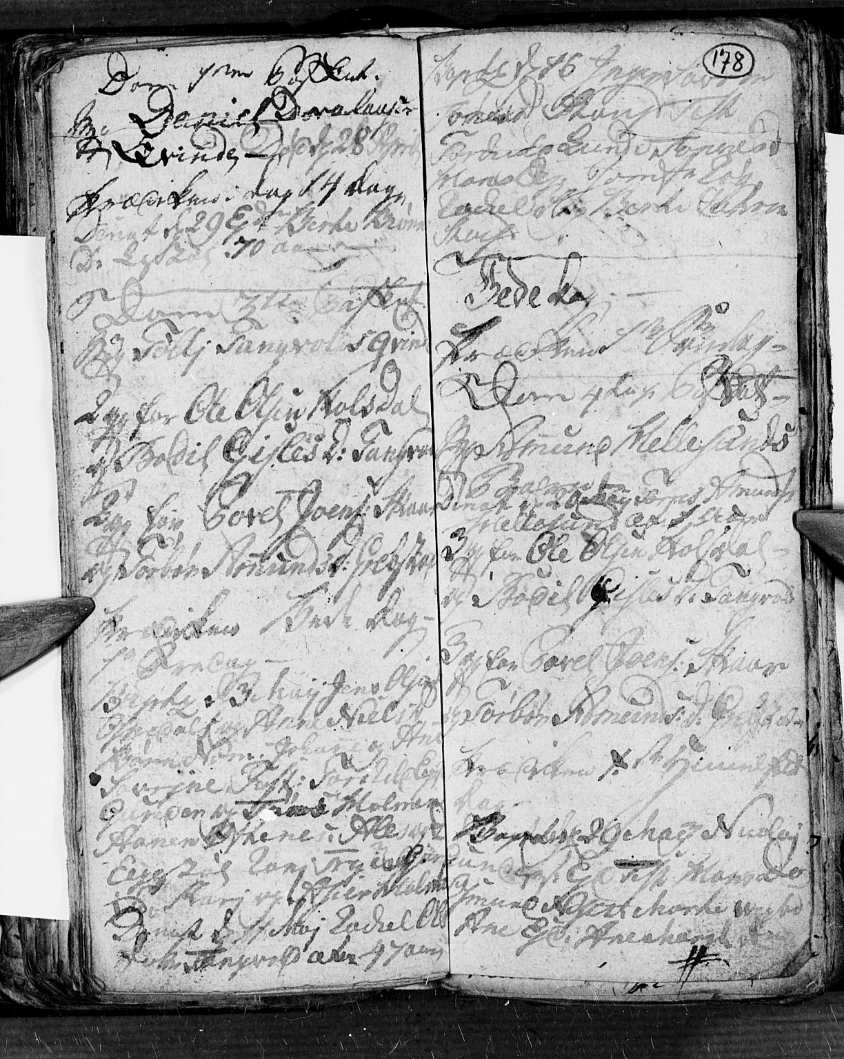 Søgne sokneprestkontor, AV/SAK-1111-0037/F/Fb/Fbb/L0001: Parish register (copy) no. B 1, 1779-1802, p. 178