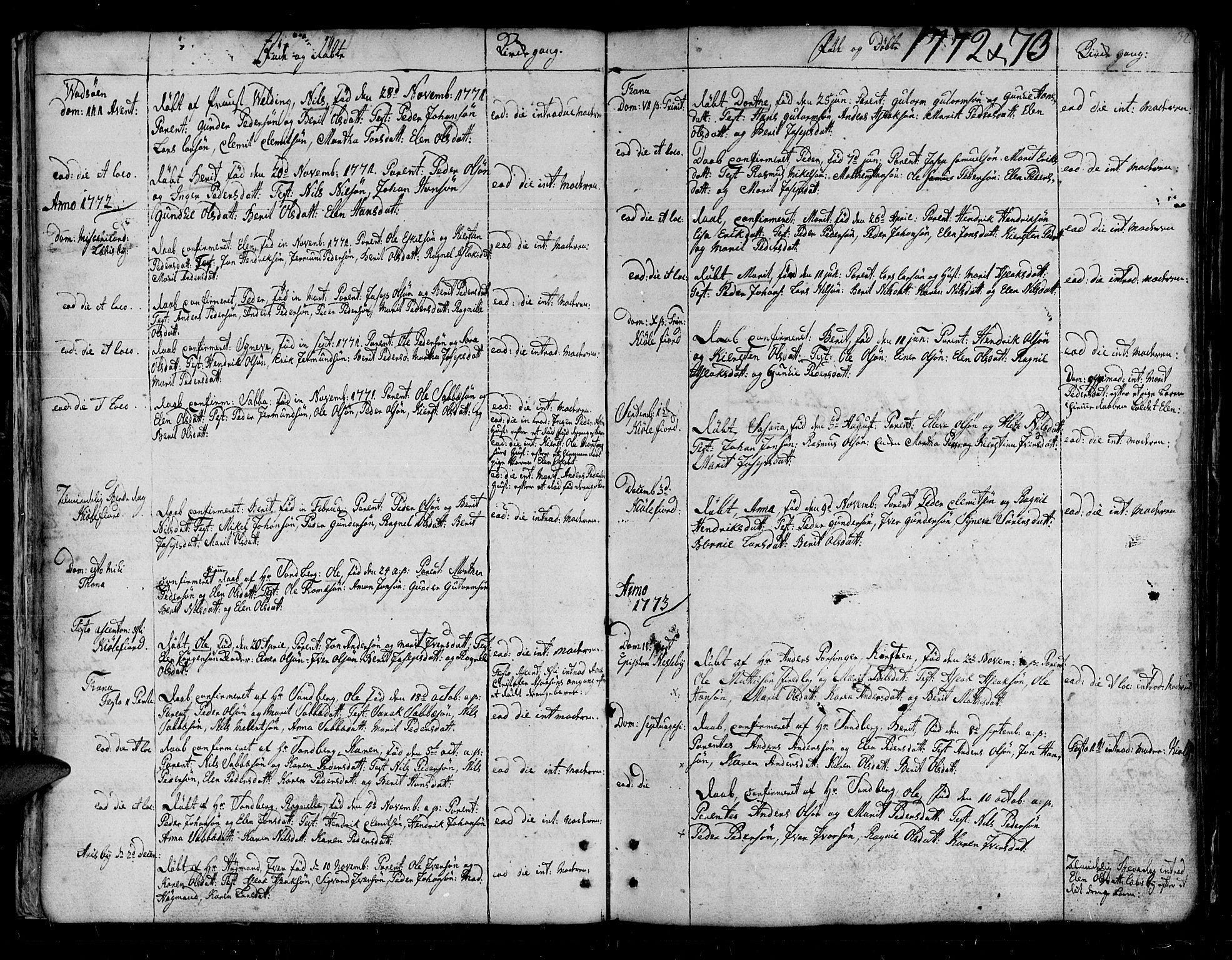 Lebesby sokneprestkontor, SATØ/S-1353/H/Ha/L0001kirke: Parish register (official) no. 1, 1751-1816, p. 32