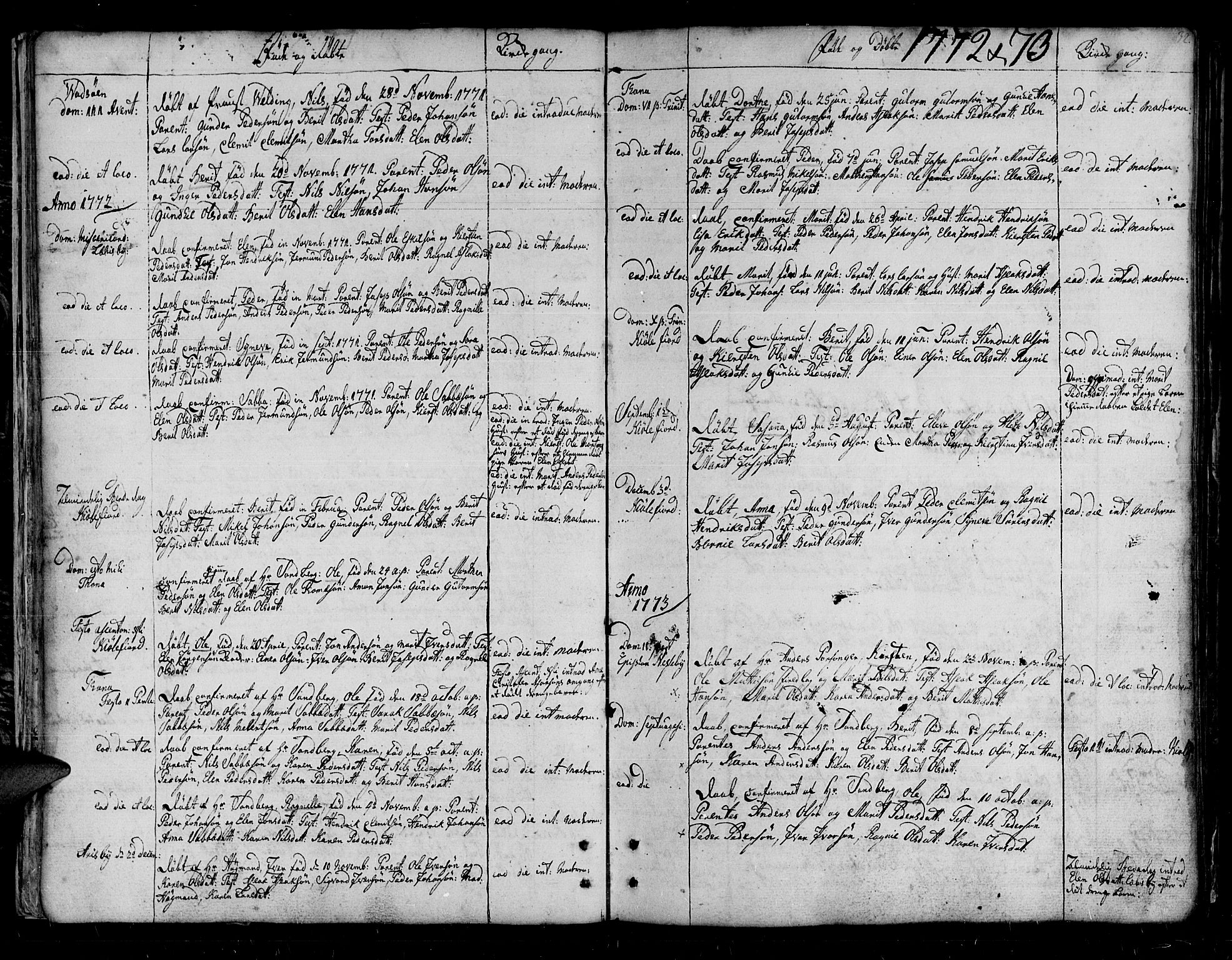 Lebesby sokneprestkontor, AV/SATØ-S-1353/H/Ha/L0001kirke: Parish register (official) no. 1, 1751-1816, p. 32