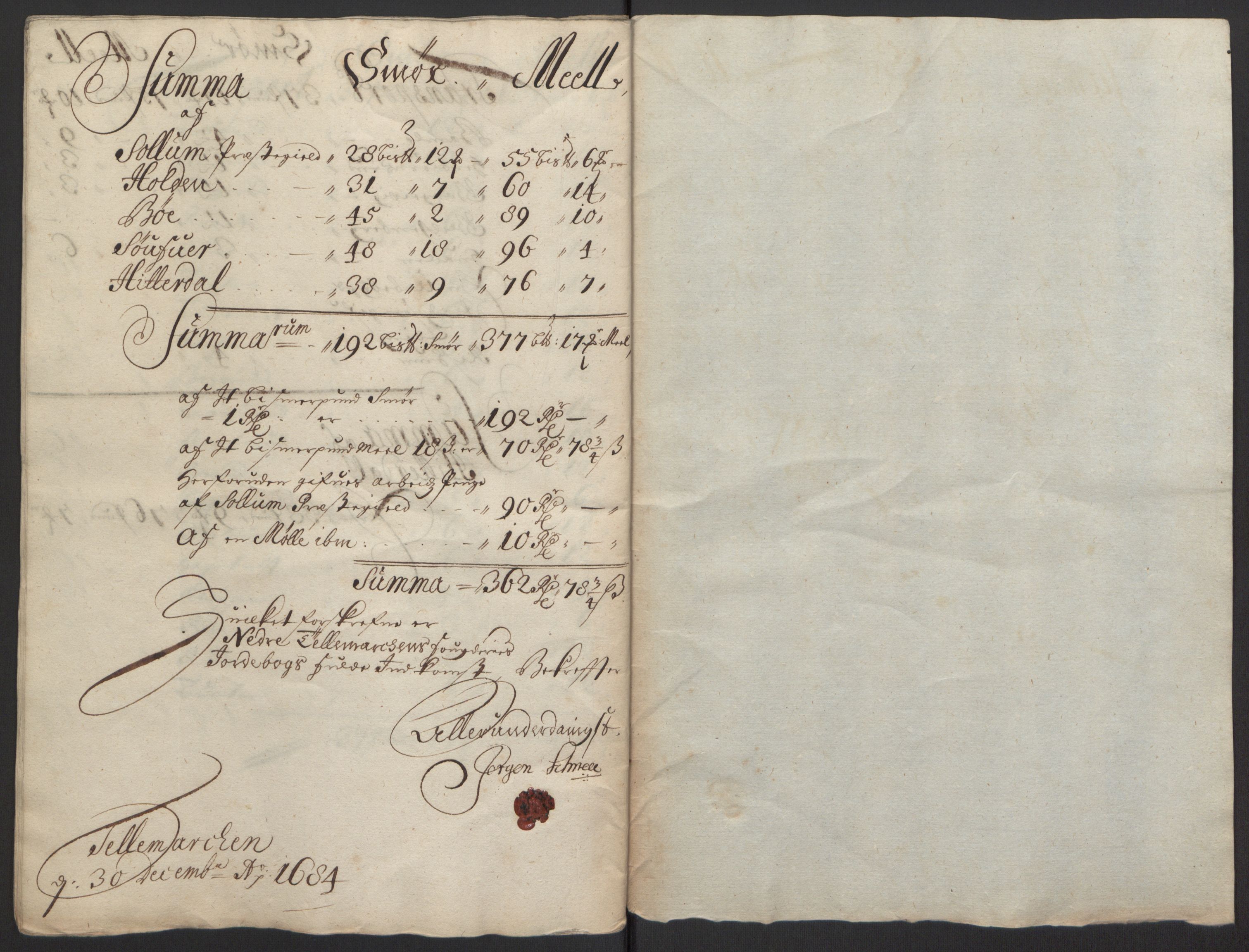 Rentekammeret inntil 1814, Reviderte regnskaper, Fogderegnskap, RA/EA-4092/R35/L2081: Fogderegnskap Øvre og Nedre Telemark, 1680-1684, p. 61