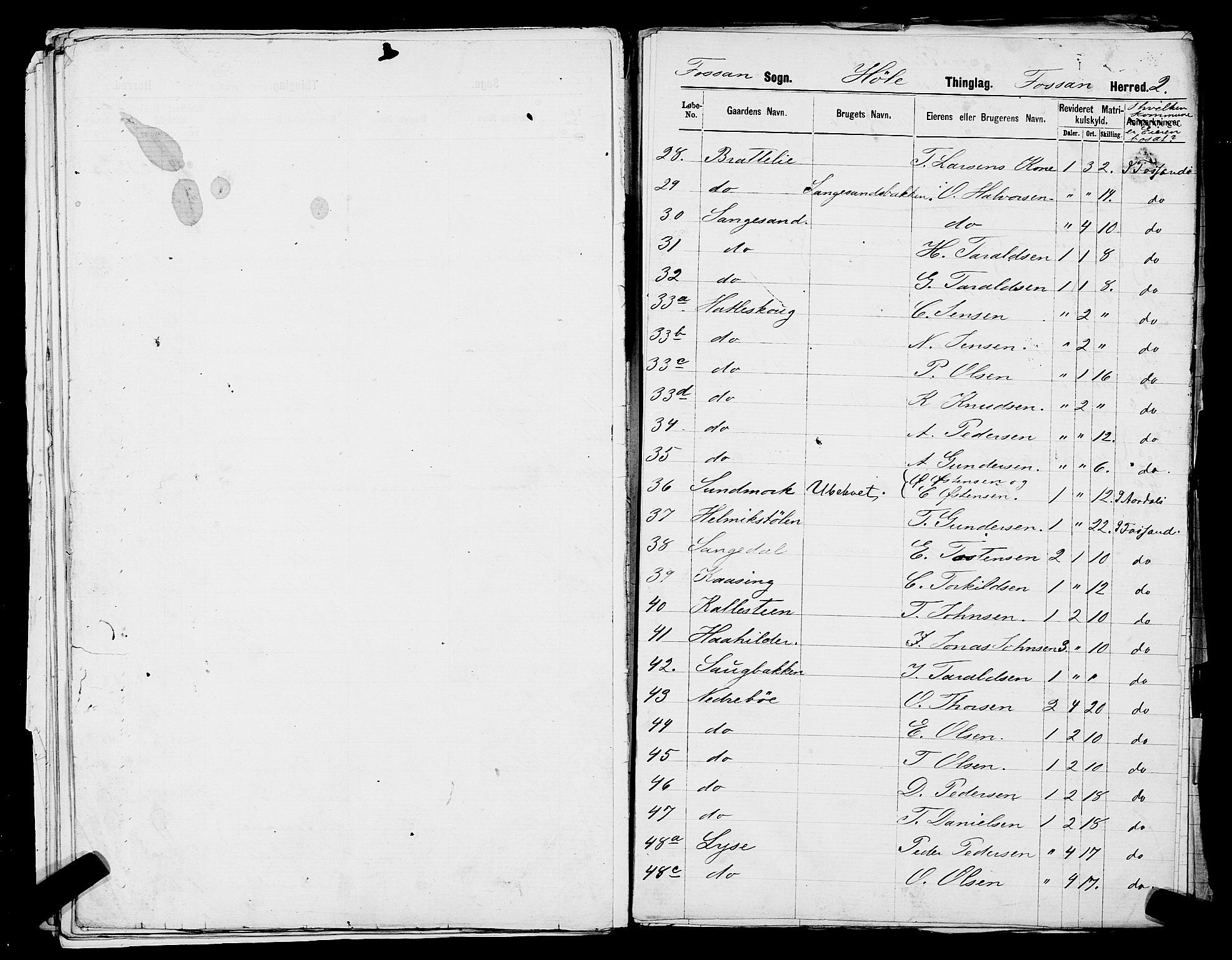 SAST, 1875 census for 1128P Høgsfjord, 1875, p. 30