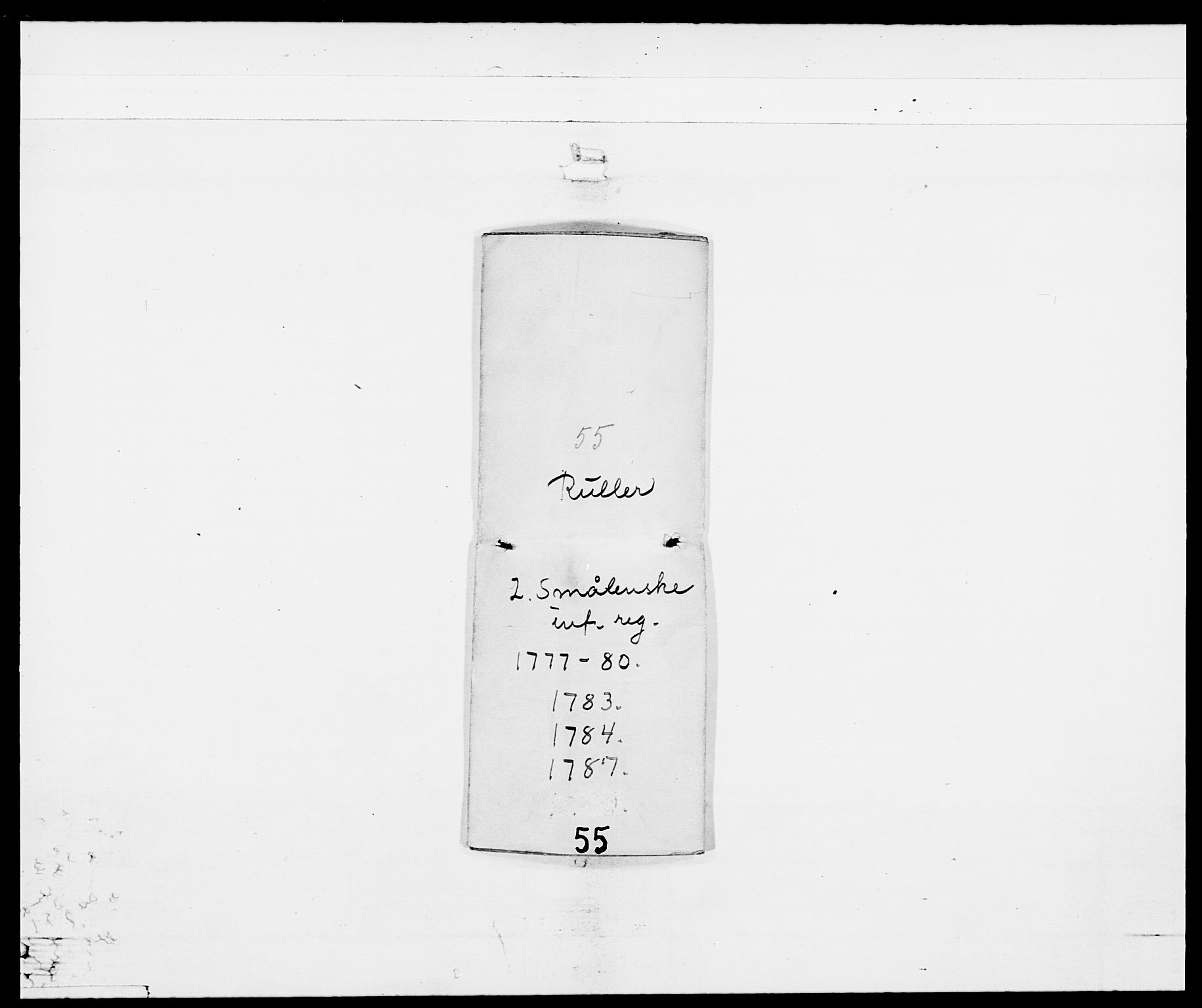 Generalitets- og kommissariatskollegiet, Det kongelige norske kommissariatskollegium, AV/RA-EA-5420/E/Eh/L0055: 2. Smålenske nasjonale infanteriregiment, 1777-1787, p. 11