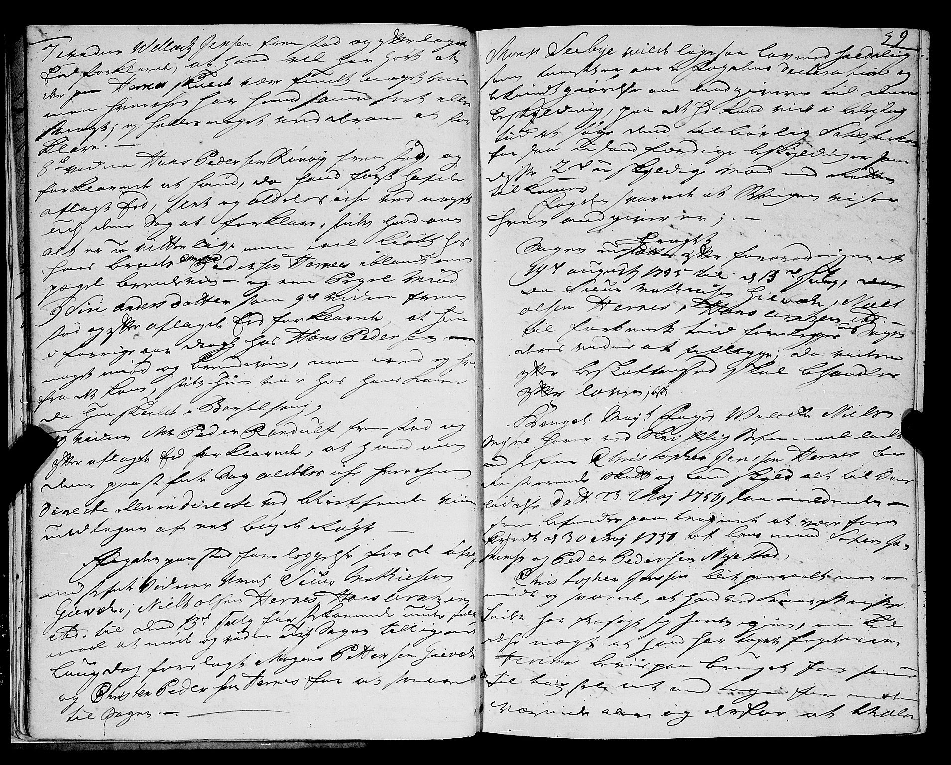 Salten sorenskriveri, AV/SAT-A-4578/1/1/1A/L0008: Tingbok, 1750-1753, p. 8b-9a