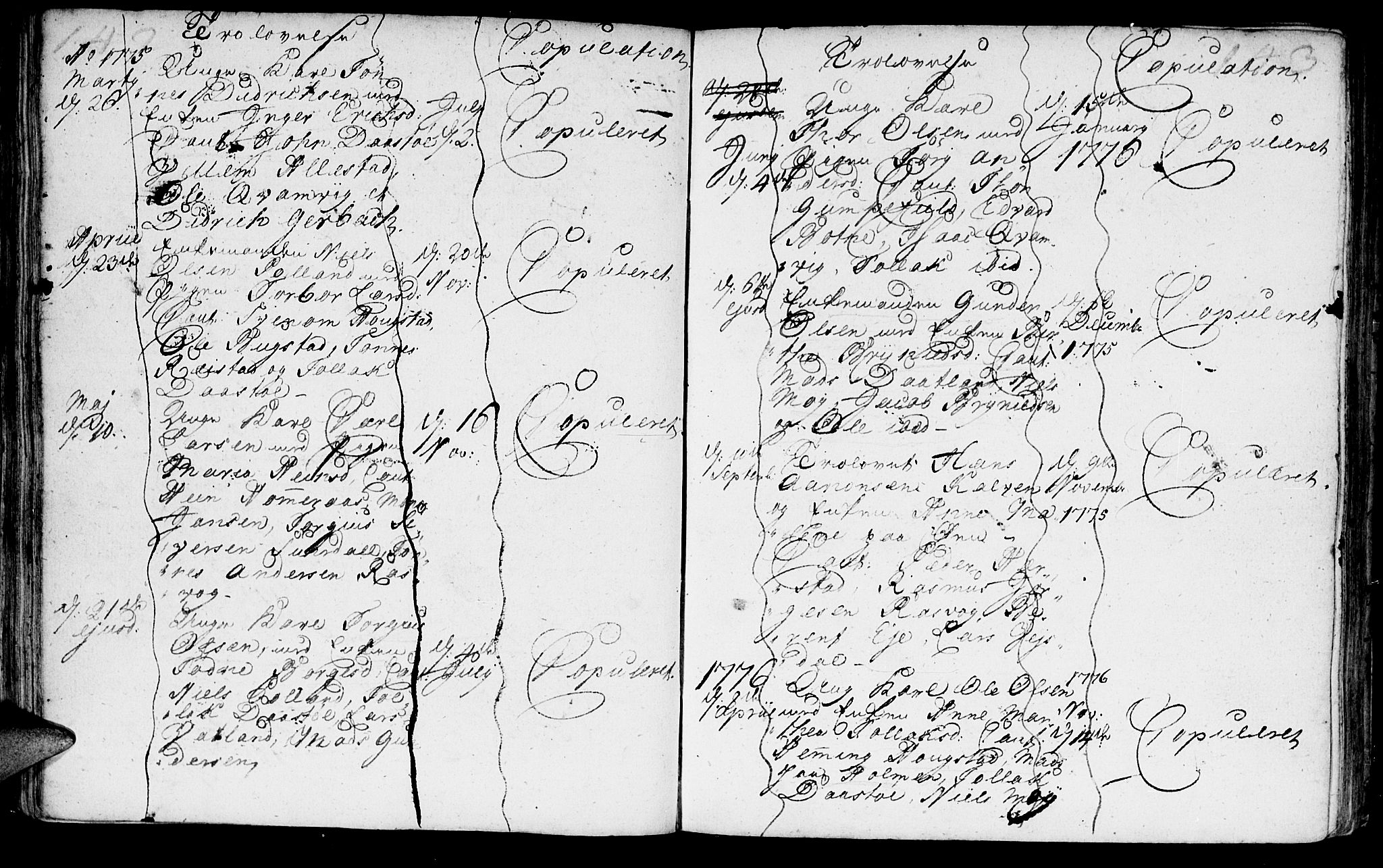 Flekkefjord sokneprestkontor, SAK/1111-0012/F/Fa/Fab/L0001: Parish register (official) no. A 1, 1750-1780, p. 142-143