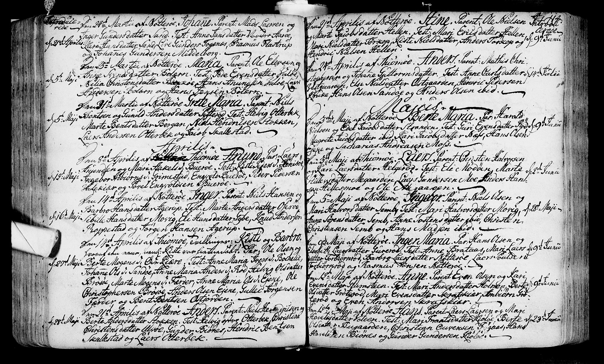 Nøtterøy kirkebøker, SAKO/A-354/F/Fa/L0002: Parish register (official) no. I 2, 1738-1790, p. 114