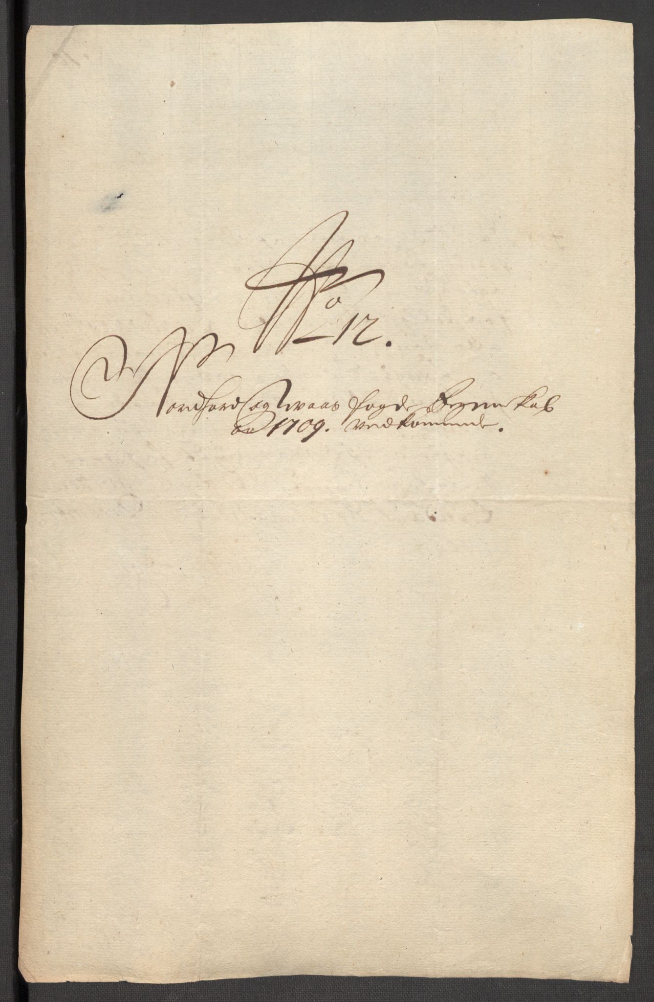 Rentekammeret inntil 1814, Reviderte regnskaper, Fogderegnskap, RA/EA-4092/R51/L3190: Fogderegnskap Nordhordland og Voss, 1709, p. 205