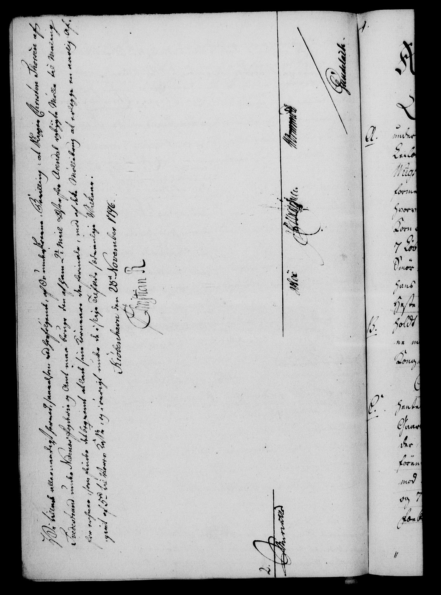 Rentekammeret, Kammerkanselliet, RA/EA-3111/G/Gf/Gfa/L0078: Norsk relasjons- og resolusjonsprotokoll (merket RK 52.78), 1796, p. 486
