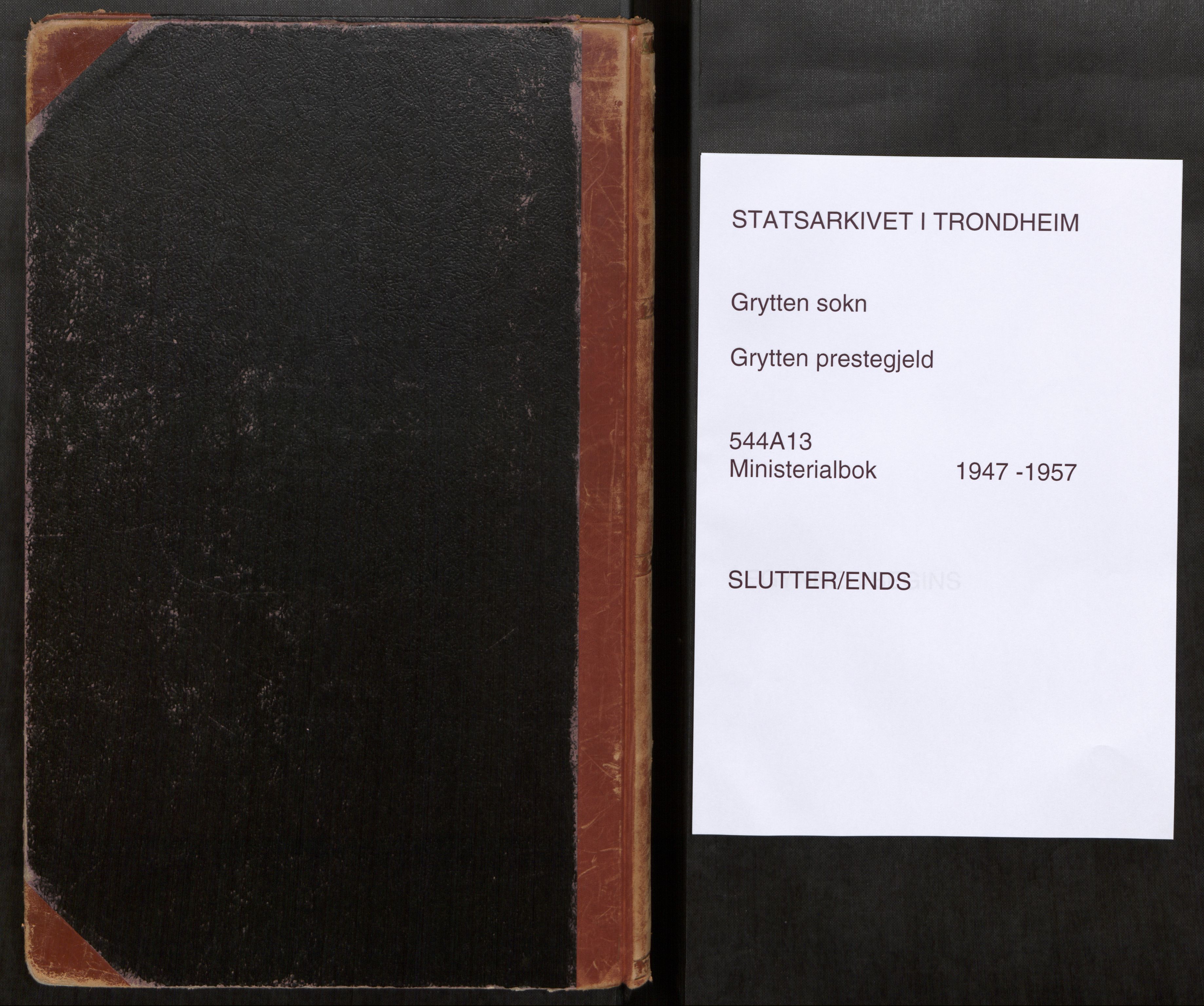 Ministerialprotokoller, klokkerbøker og fødselsregistre - Møre og Romsdal, AV/SAT-A-1454/544/L0588: Parish register (official) no. 544A13, 1947-1957