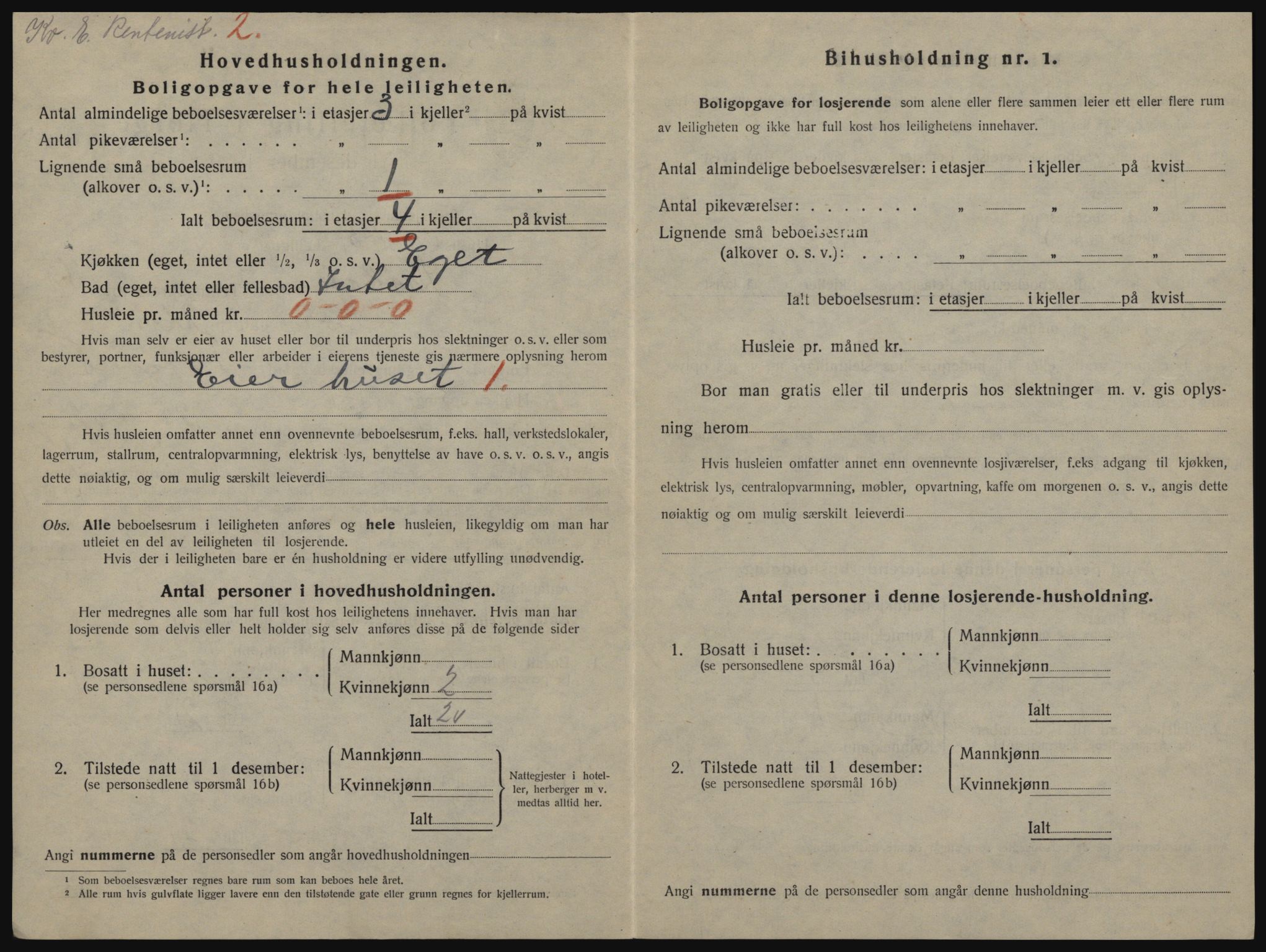 SAO, 1920 census for Drøbak, 1920, p. 1698