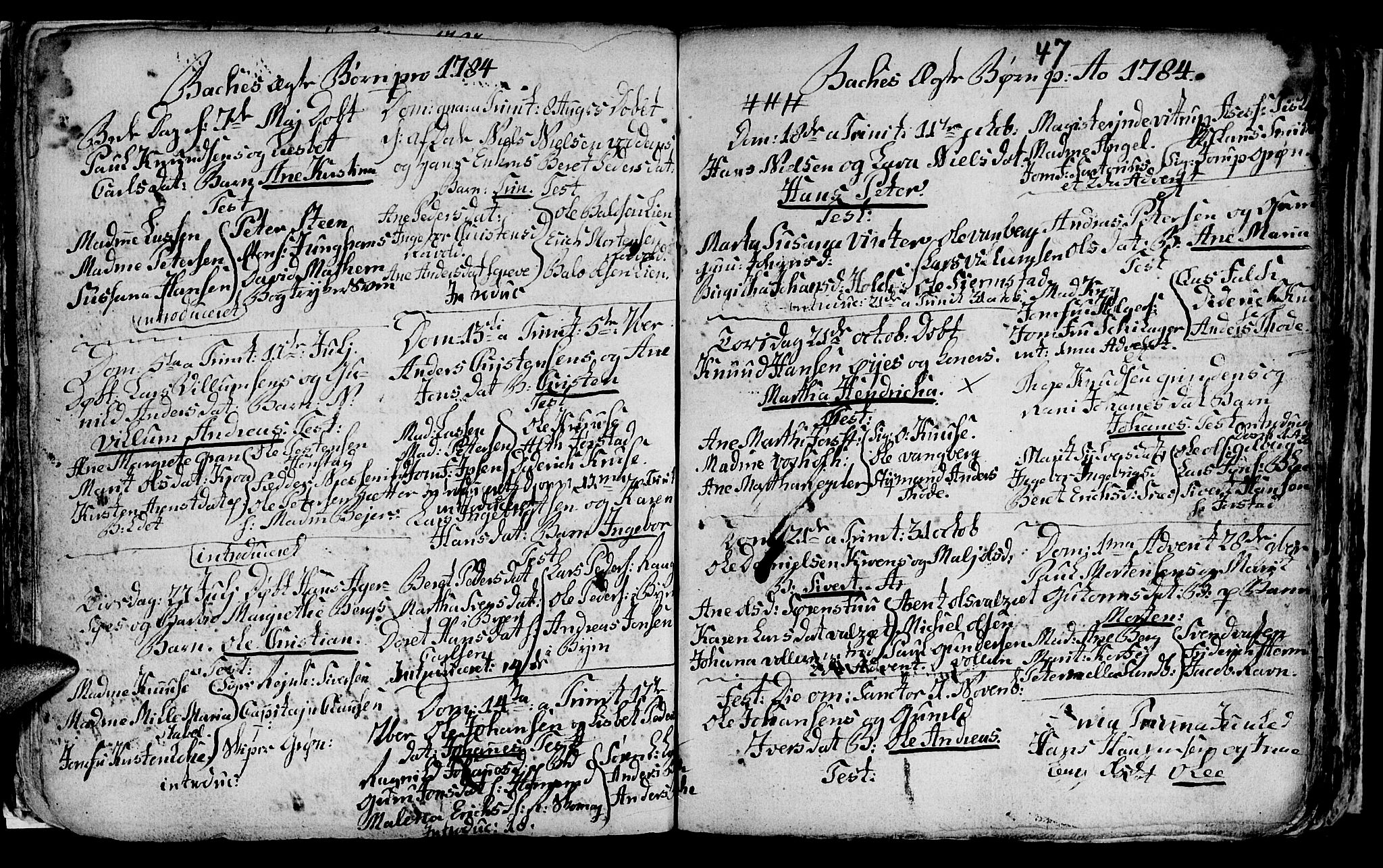 Ministerialprotokoller, klokkerbøker og fødselsregistre - Sør-Trøndelag, SAT/A-1456/604/L0218: Parish register (copy) no. 604C01, 1754-1819, p. 47