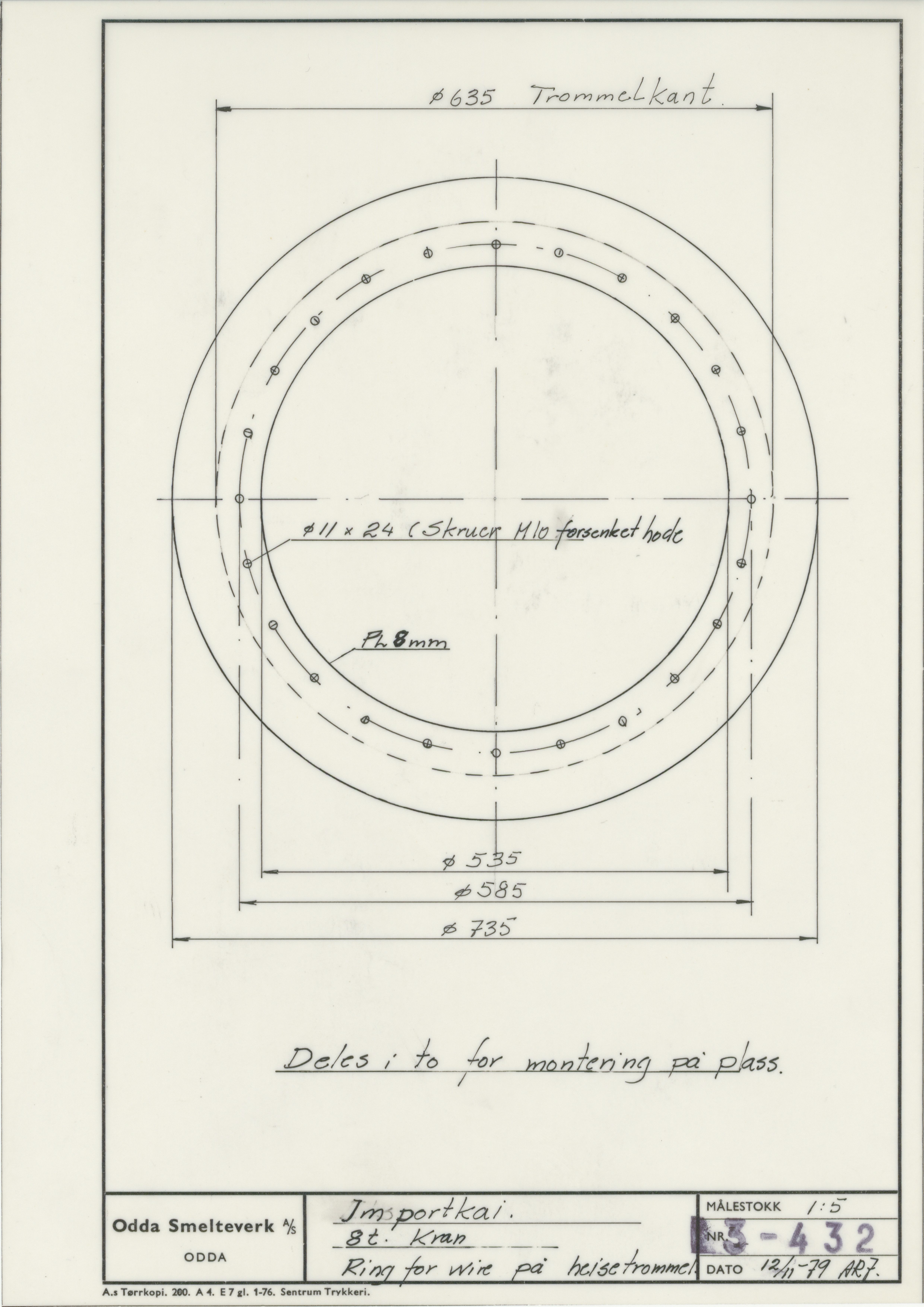 Odda smelteverk AS, KRAM/A-0157.1/T/Td/L0003: Gruppe 3. Importkai, 1954-1993, p. 216