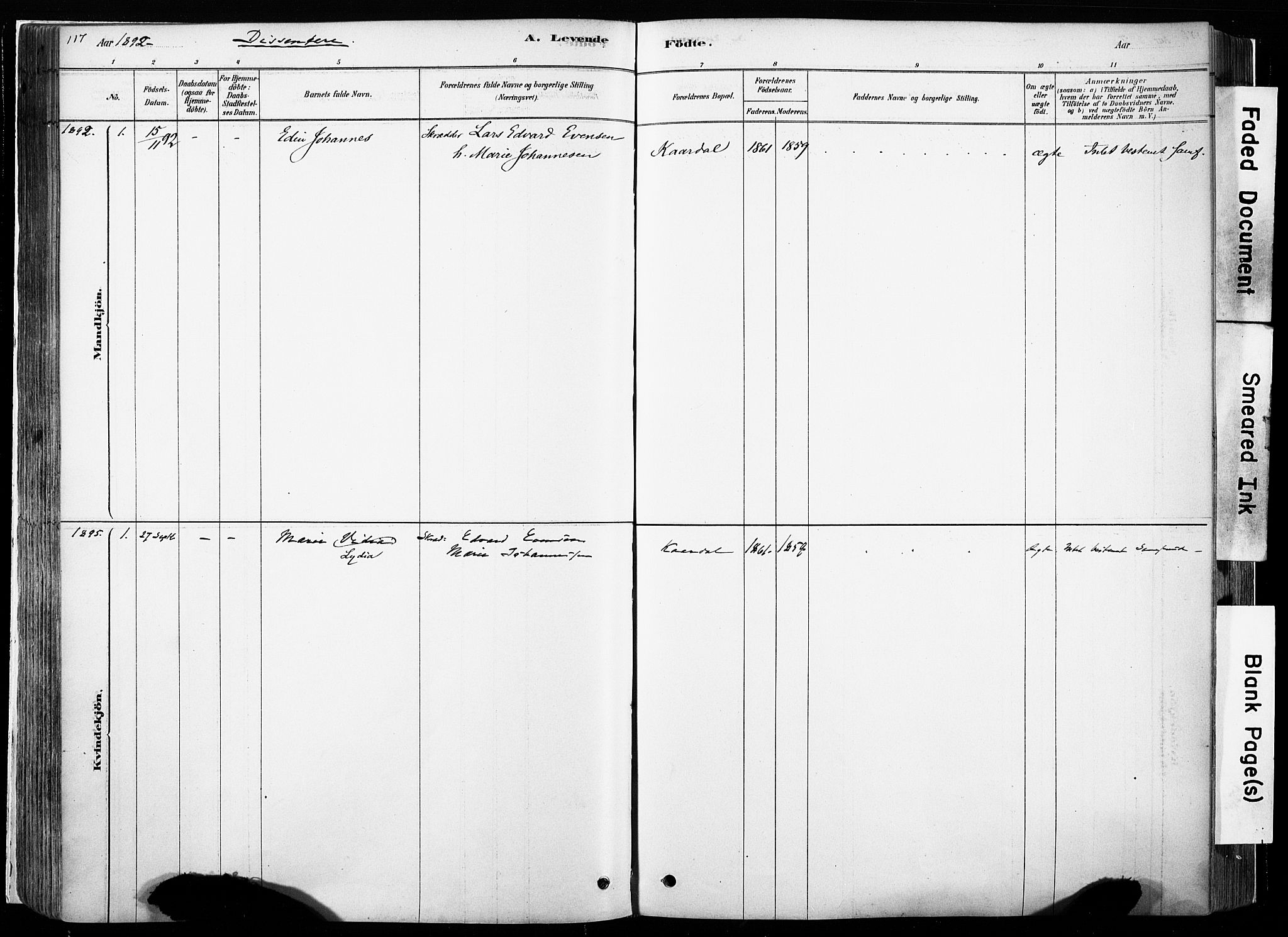 Hof prestekontor, SAH/PREST-038/H/Ha/Haa/L0010: Parish register (official) no. 10, 1878-1909, p. 114