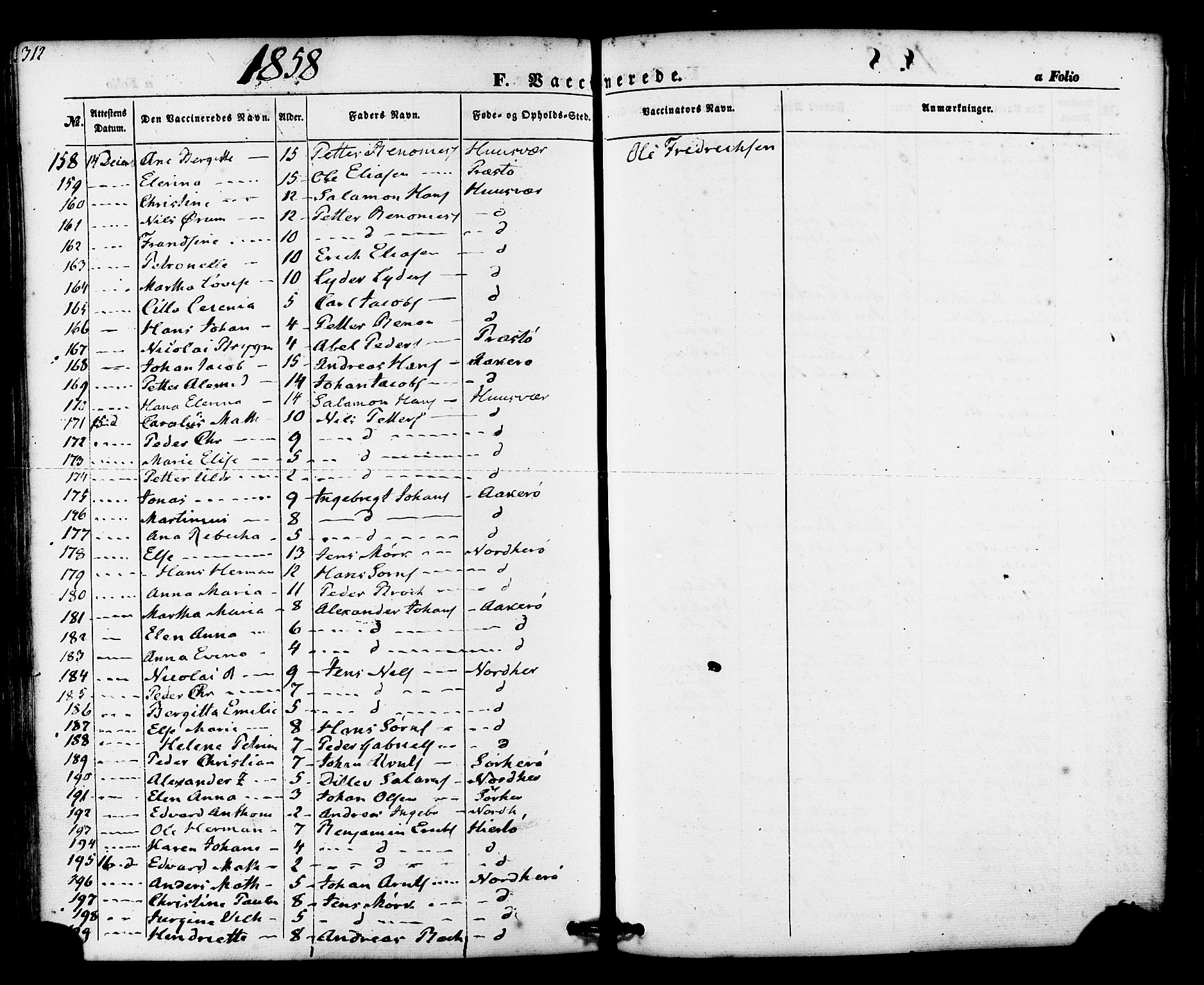 Ministerialprotokoller, klokkerbøker og fødselsregistre - Nordland, AV/SAT-A-1459/830/L0448: Parish register (official) no. 830A12, 1855-1878, p. 312