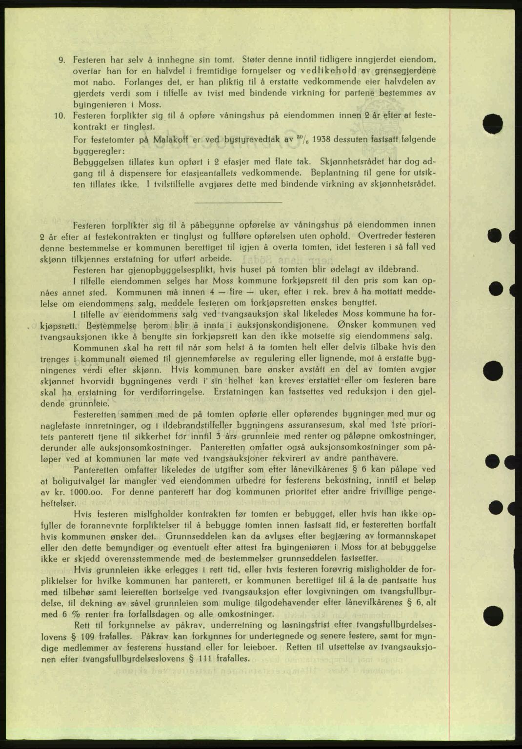 Moss sorenskriveri, SAO/A-10168: Mortgage book no. A5, 1938-1939, Diary no: : 2591/1938