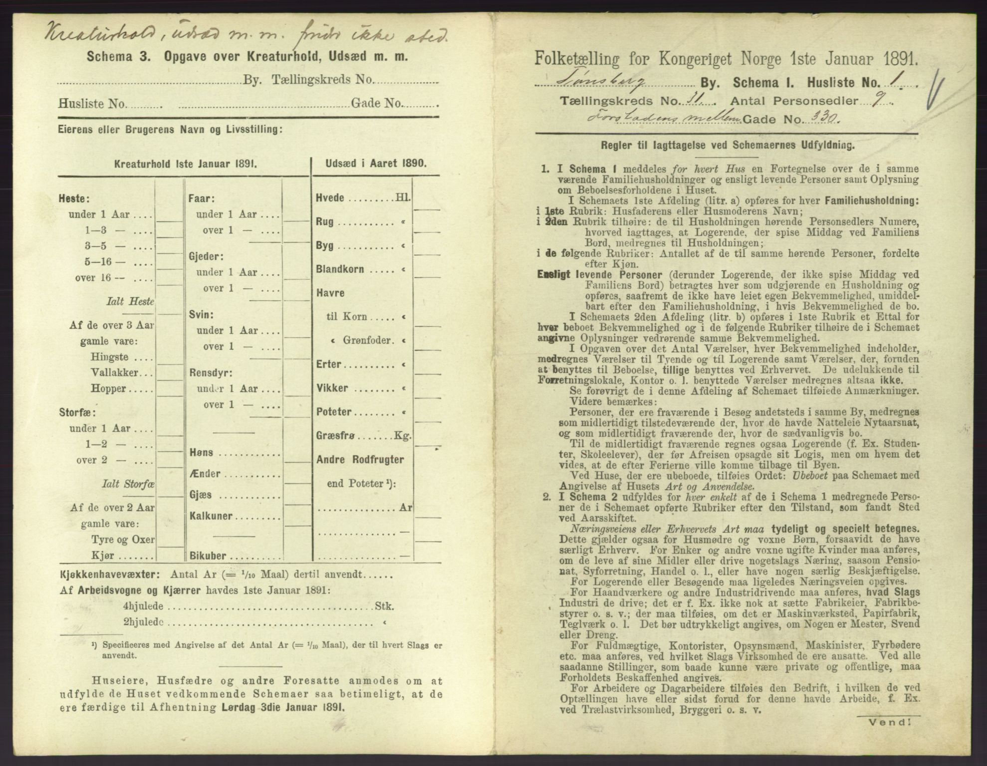 RA, 1891 census for 0705 Tønsberg, 1891, p. 936