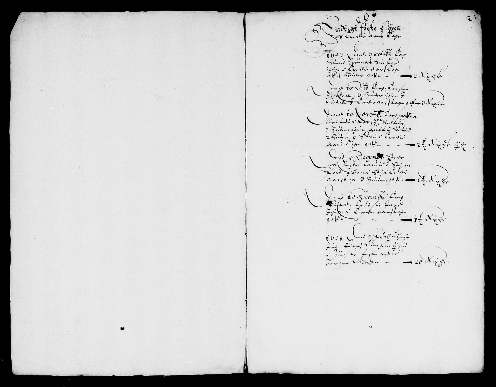 Rentekammeret inntil 1814, Reviderte regnskaper, Lensregnskaper, AV/RA-EA-5023/R/Rb/Rbp/L0043: Bratsberg len, 1656-1658