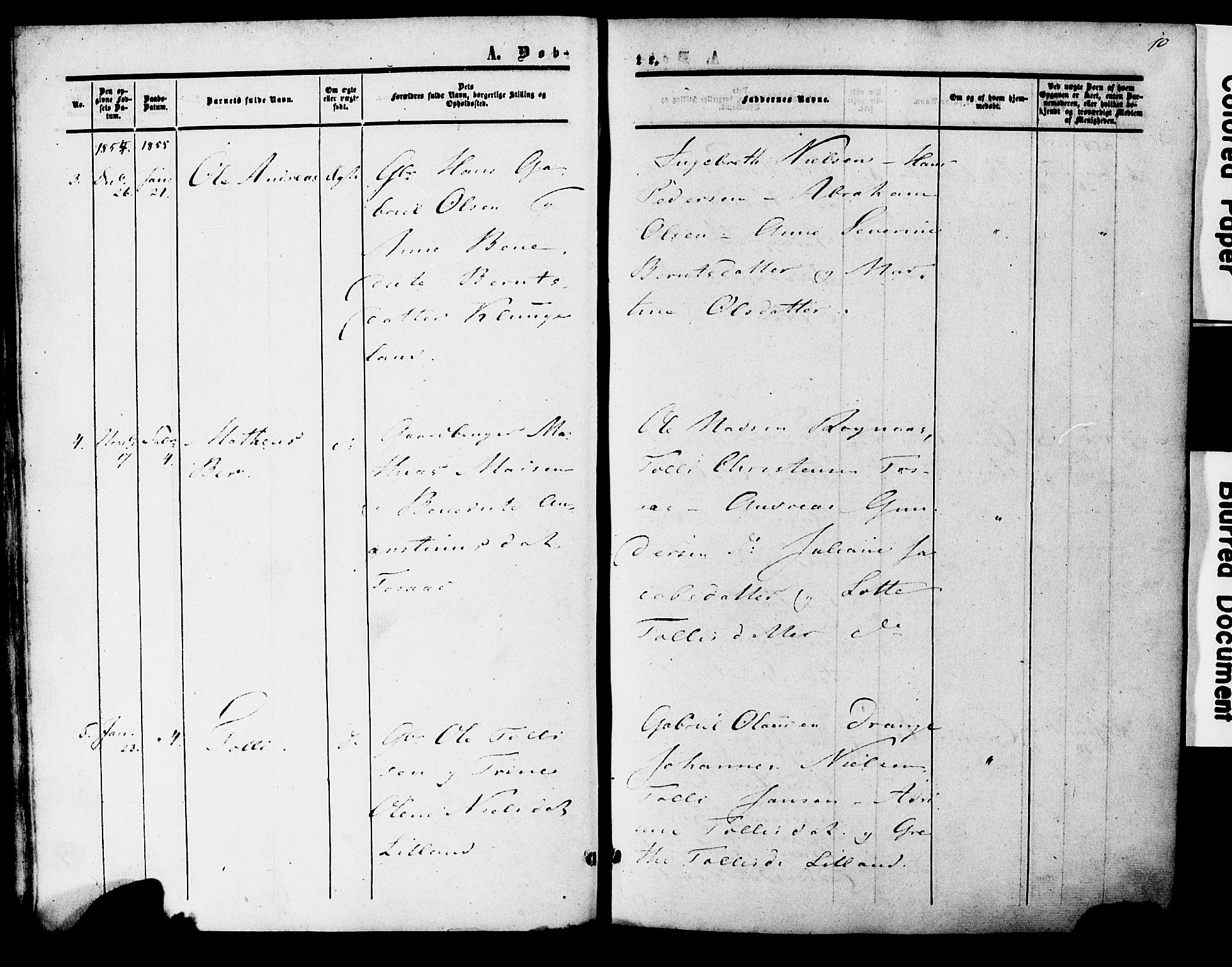 Herad sokneprestkontor, AV/SAK-1111-0018/F/Fa/Faa/L0005: Parish register (official) no. A 5, 1853-1886, p. 10