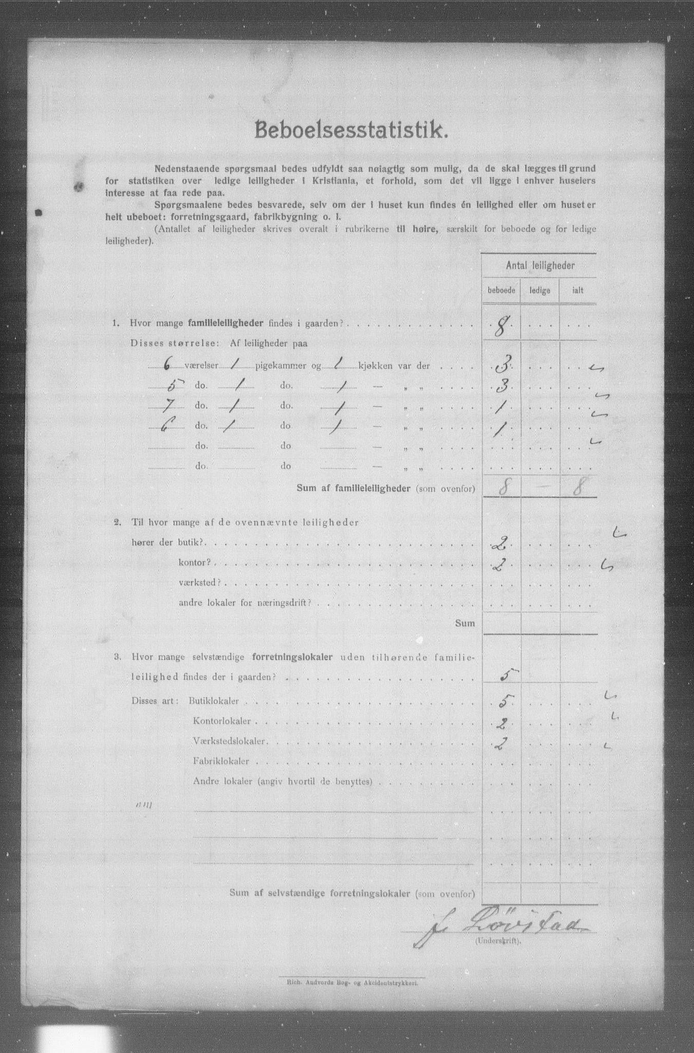 OBA, Municipal Census 1904 for Kristiania, 1904, p. 24101