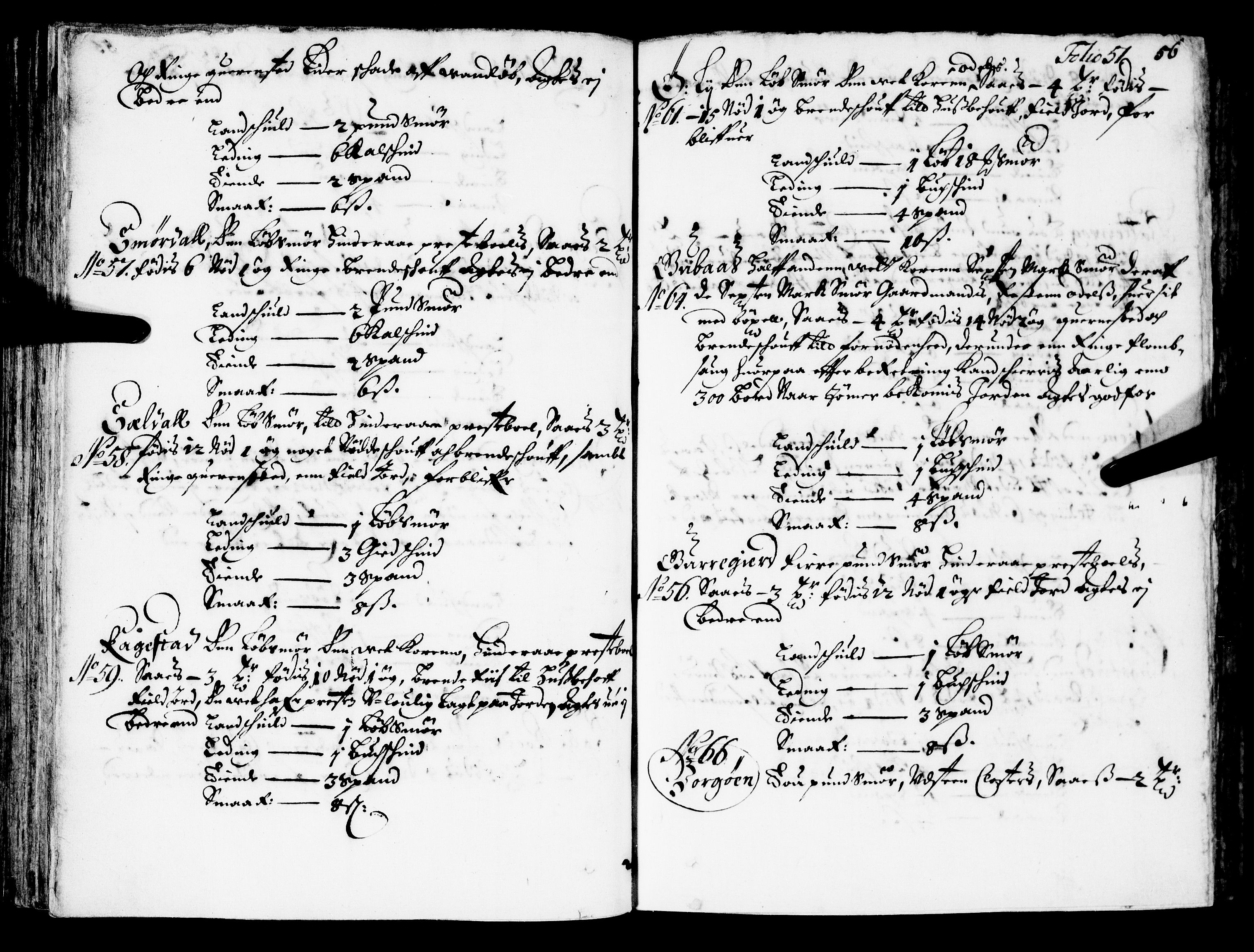 Rentekammeret inntil 1814, Realistisk ordnet avdeling, RA/EA-4070/N/Nb/Nba/L0033: Ryfylke fogderi, 1668, p. 50b-51a