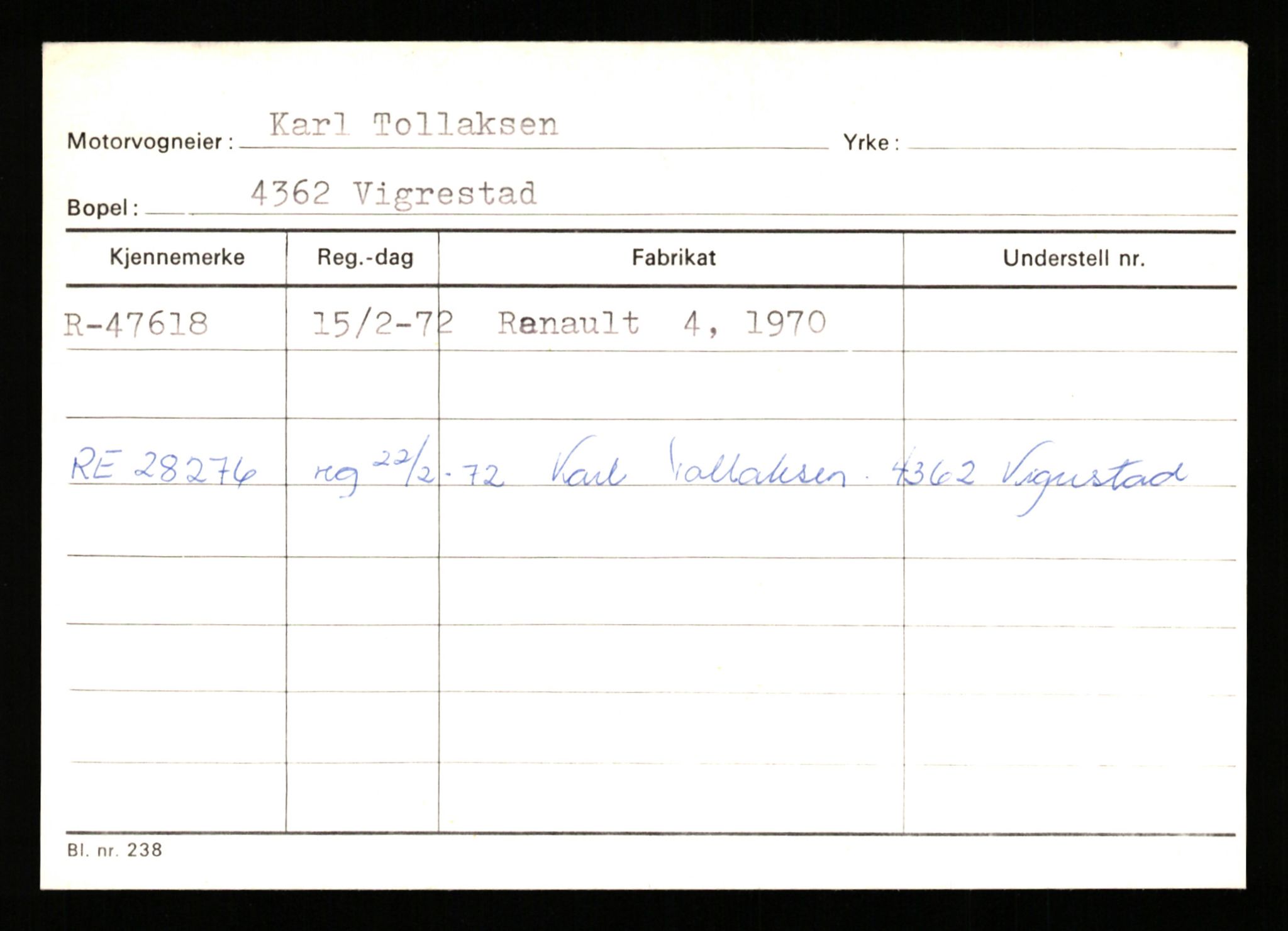 Stavanger trafikkstasjon, SAST/A-101942/0/G/L0006: Registreringsnummer: 34250 - 49007, 1930-1971, p. 3222