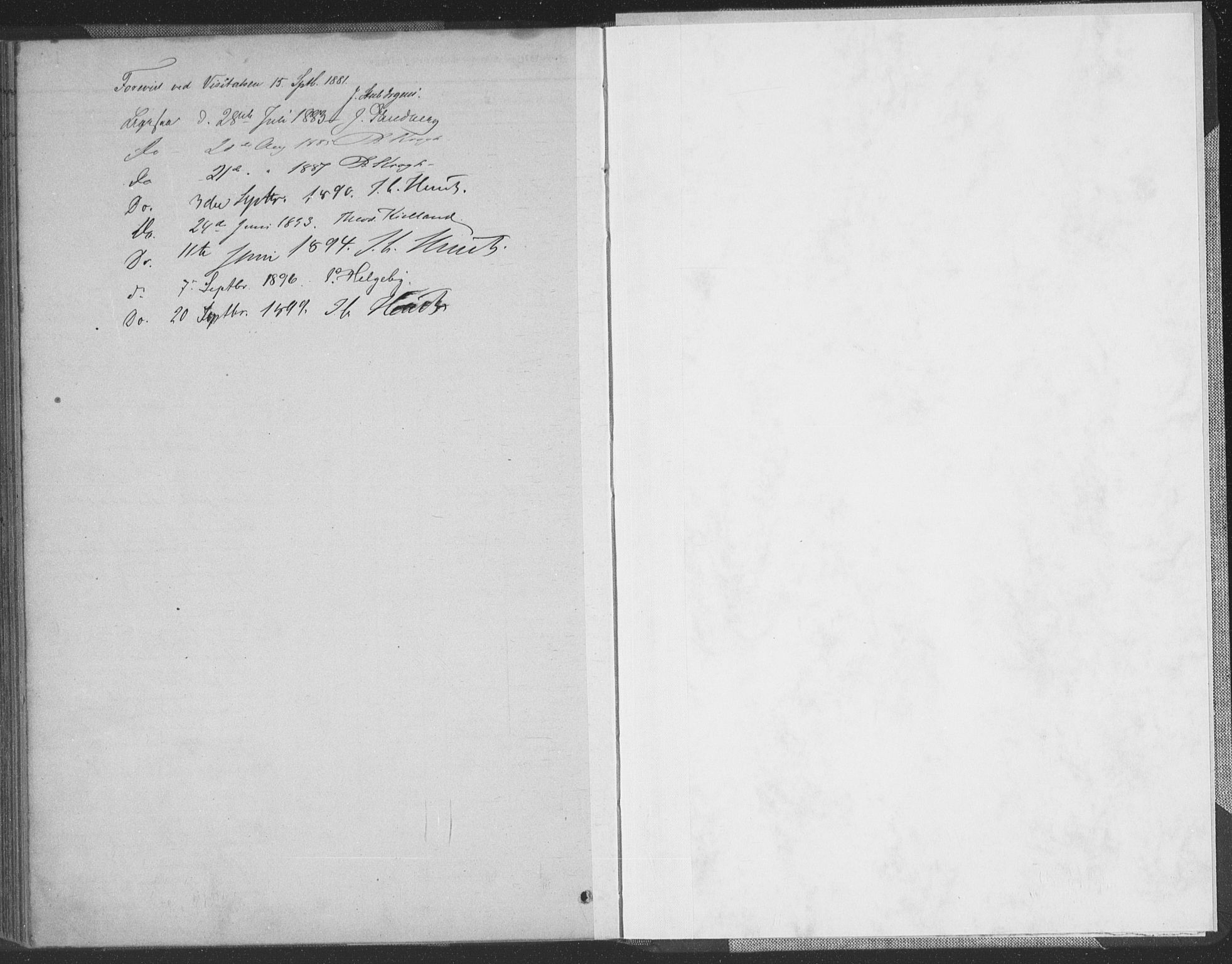 Fjotland sokneprestkontor, SAK/1111-0010/F/Fa/L0002: Parish register (official) no. A 2, 1880-1898