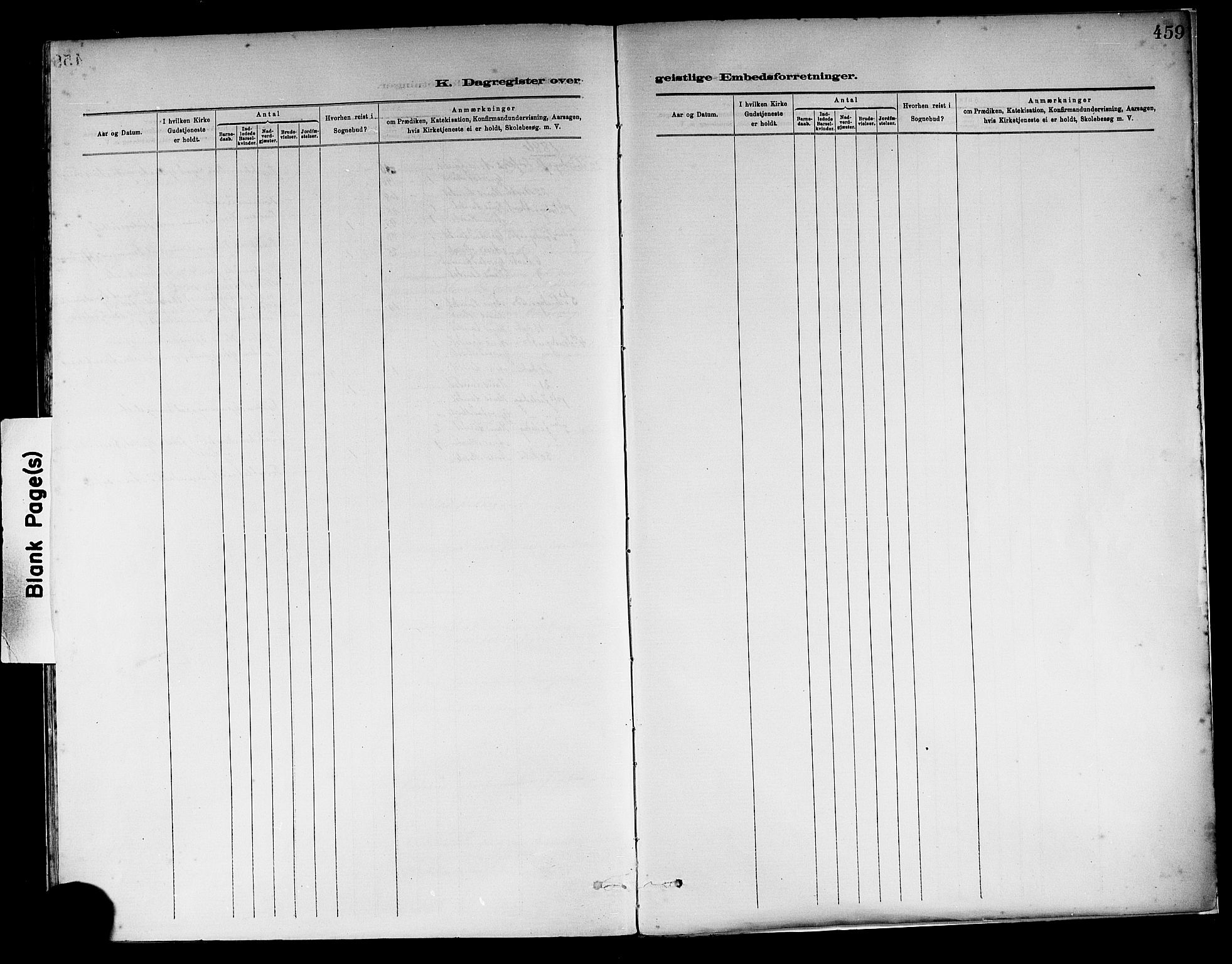 Haus sokneprestembete, AV/SAB-A-75601/H/Haa: Parish register (official) no. A 19II, 1878-1886, p. 459