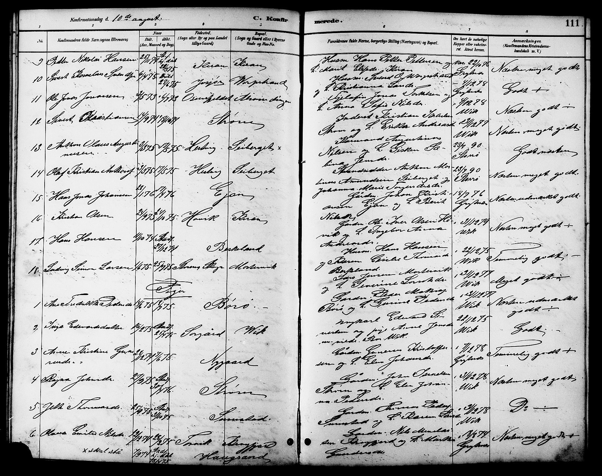Ministerialprotokoller, klokkerbøker og fødselsregistre - Sør-Trøndelag, SAT/A-1456/657/L0716: Parish register (copy) no. 657C03, 1889-1904, p. 111