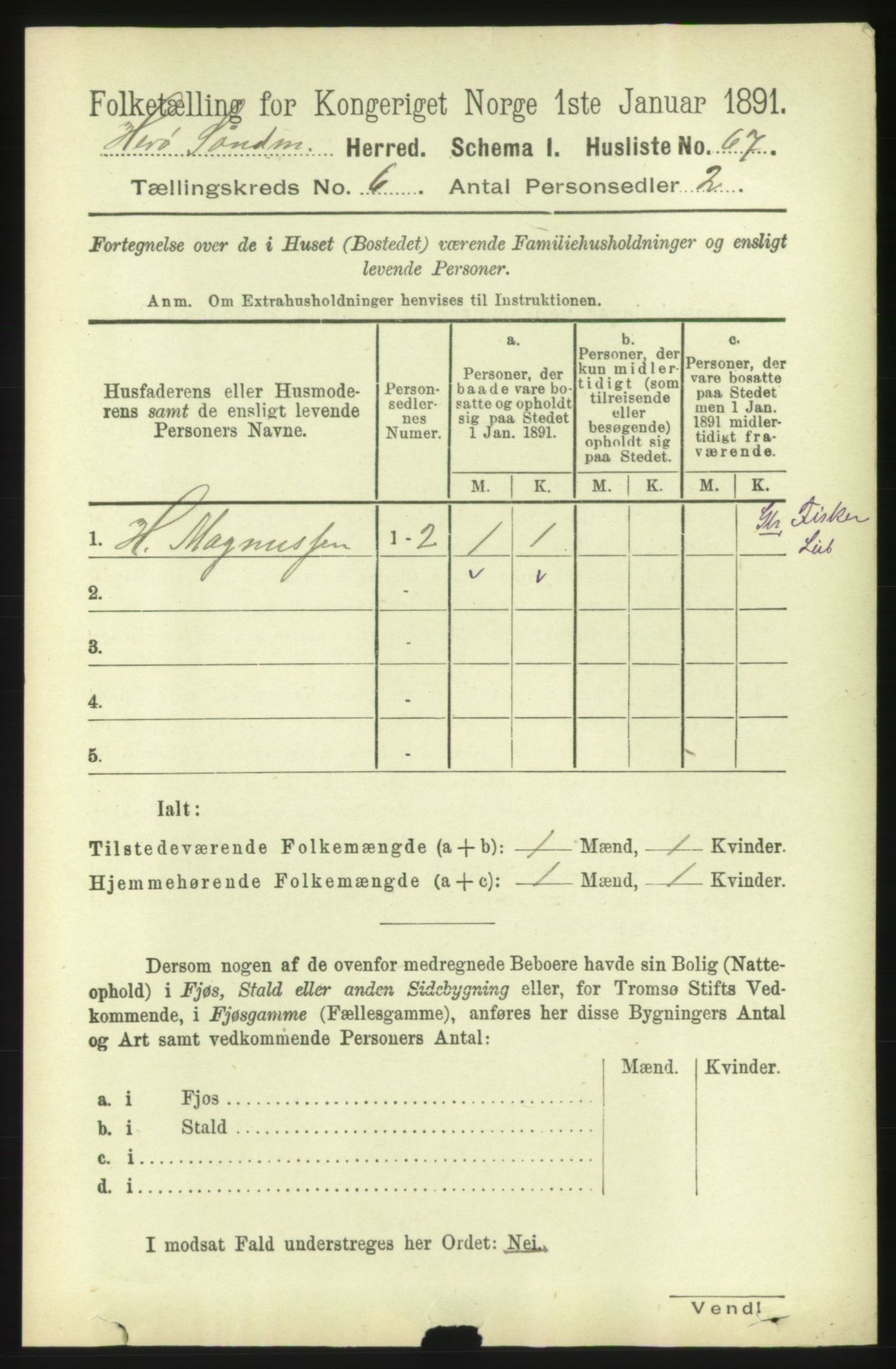 RA, 1891 census for 1515 Herøy, 1891, p. 2495