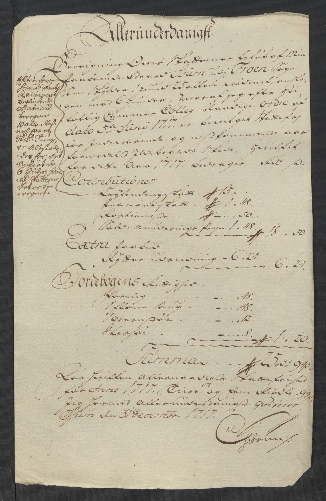 Rentekammeret inntil 1814, Reviderte regnskaper, Fogderegnskap, AV/RA-EA-4092/R17/L1187: Fogderegnskap Gudbrandsdal, 1717, p. 247