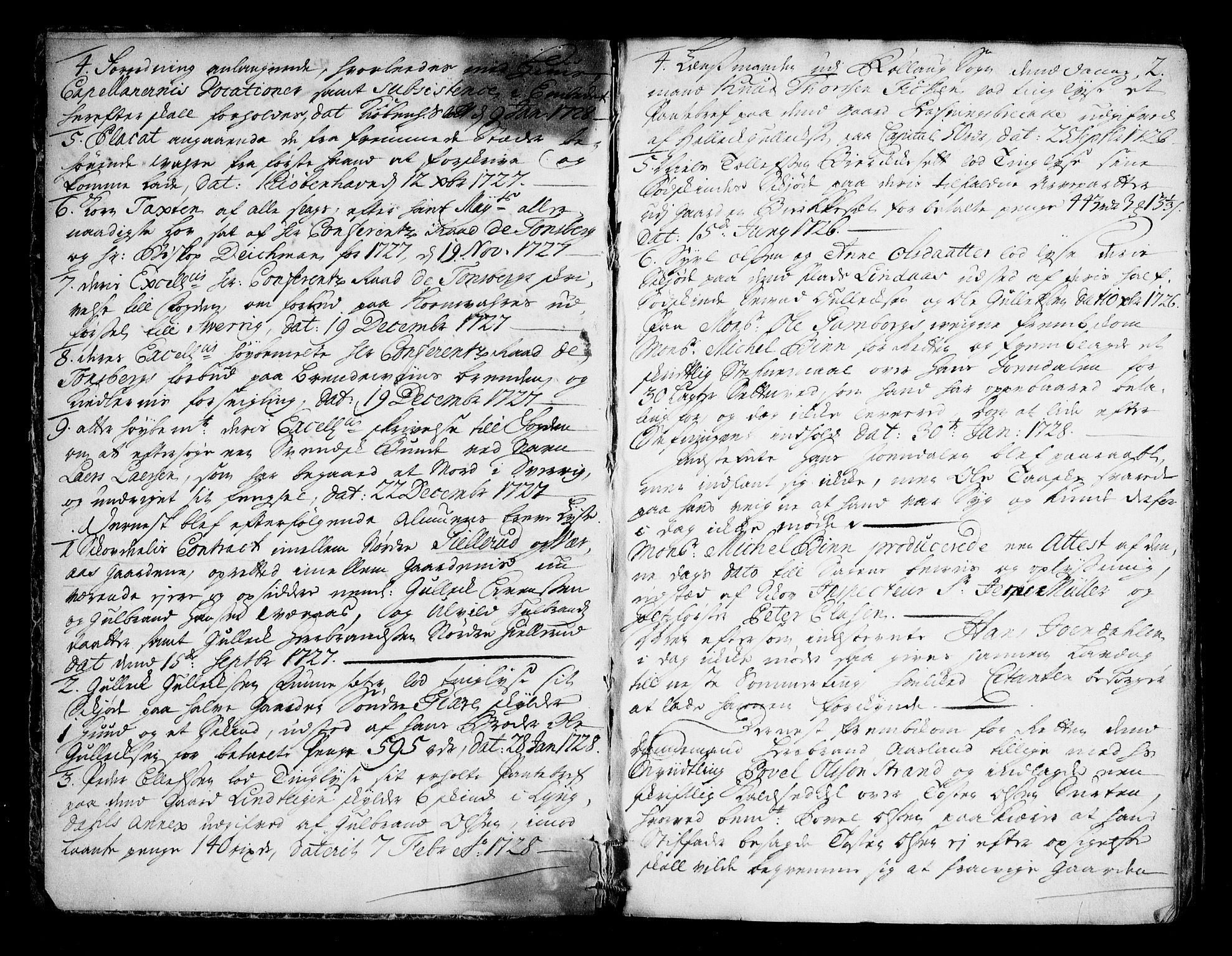 Numedal og Sandsvær sorenskriveri, AV/SAKO-A-128/F/Fa/Faa/L0058: Tingbok, 1728, p. 1b-2a