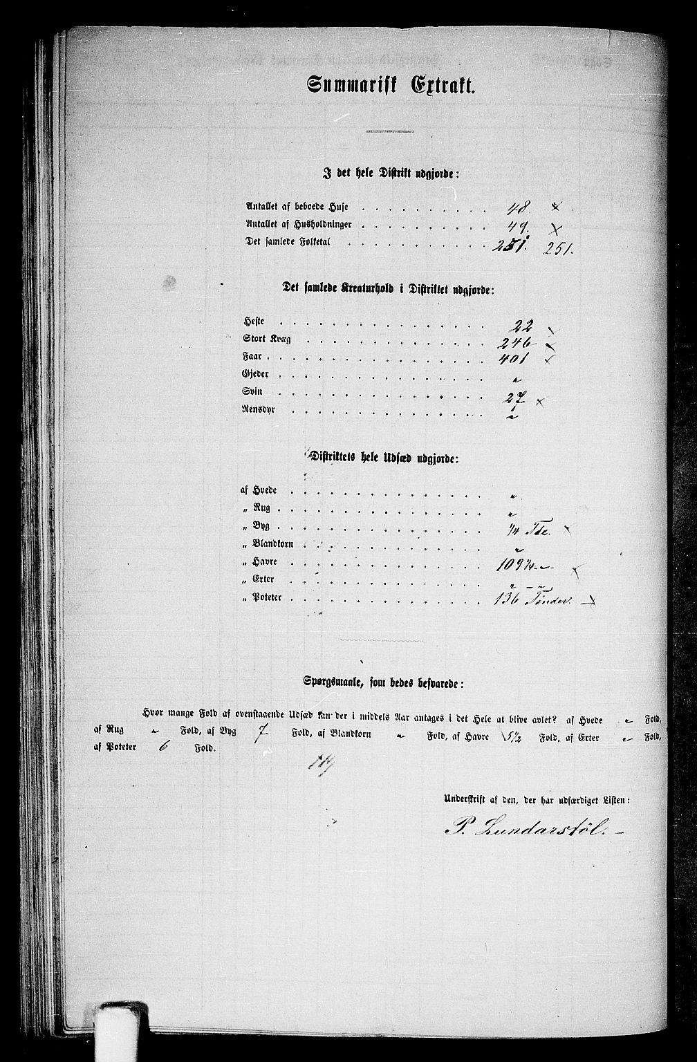 RA, 1865 census for Stord, 1865, p. 69