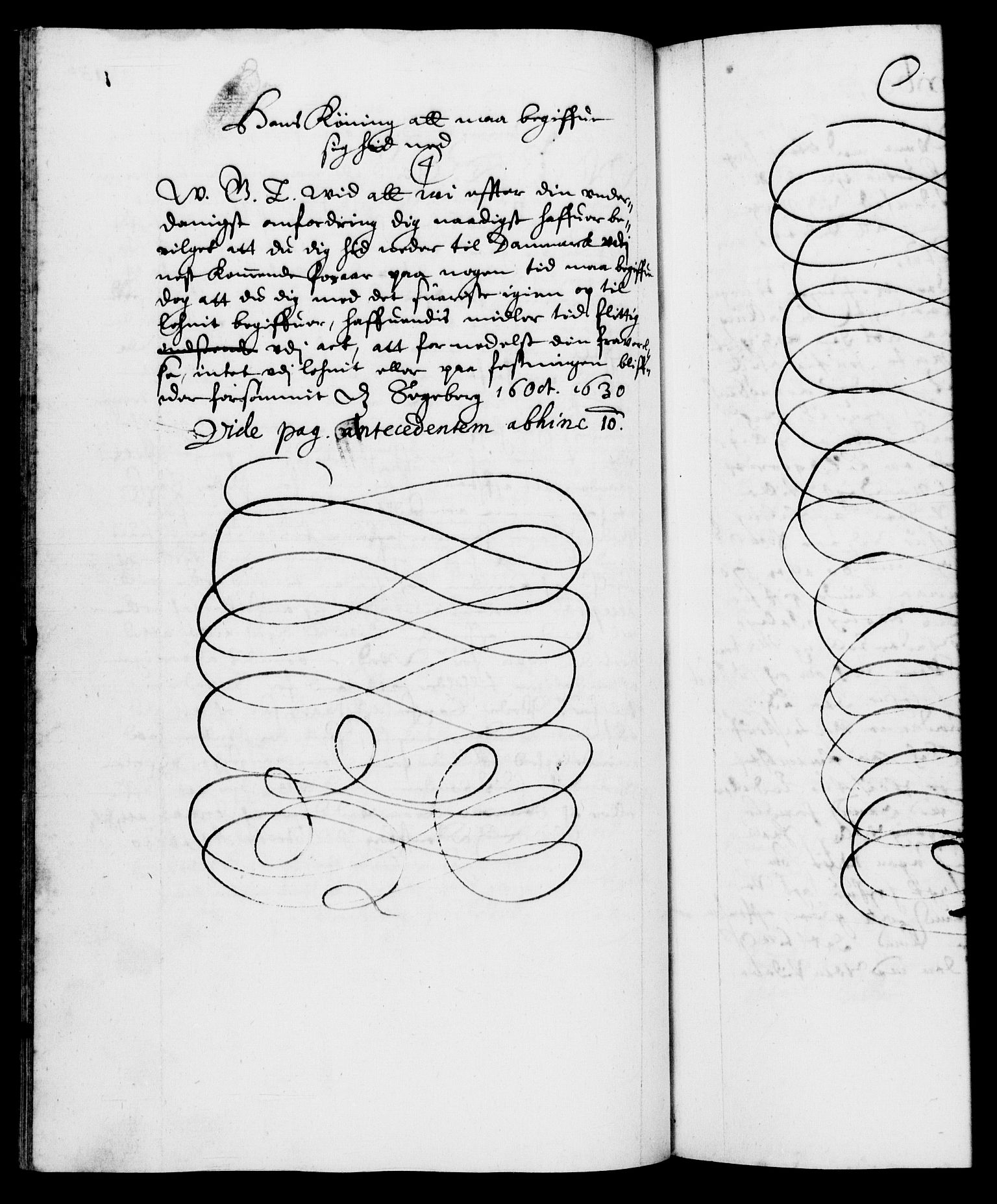 Danske Kanselli 1572-1799, AV/RA-EA-3023/F/Fc/Fca/Fcab/L0005: Norske tegnelser (mikrofilm), 1628-1633, p. 130b